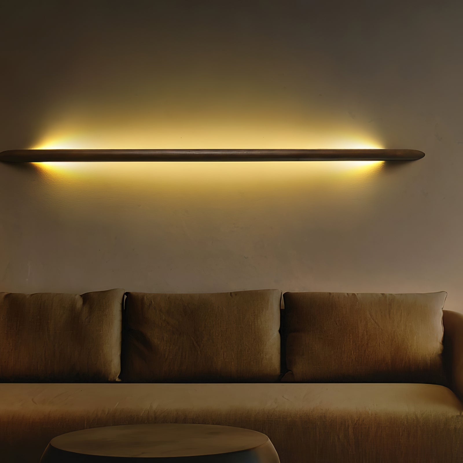 Evvinos Modern Minimalist Linear Wood Wall Light - Letslighting