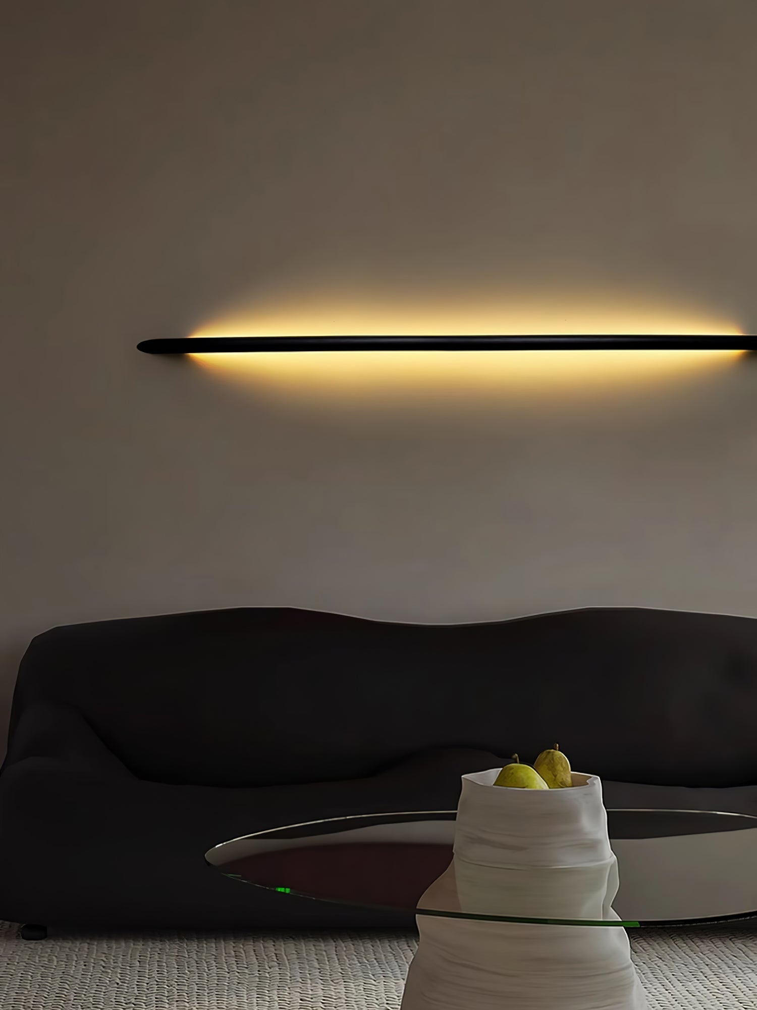 Evvinos Modern Minimalist Linear Wood Wall Light - Letslighting