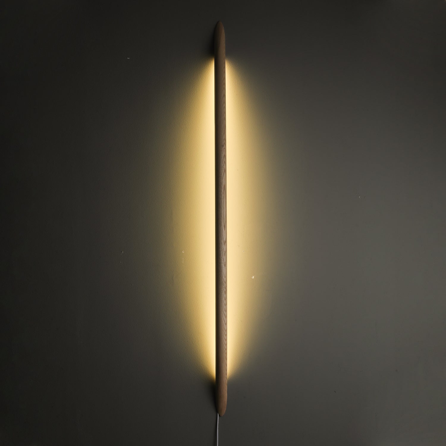 Evvinos Modern Minimalist Linear Wood Wall Light - Letslighting
