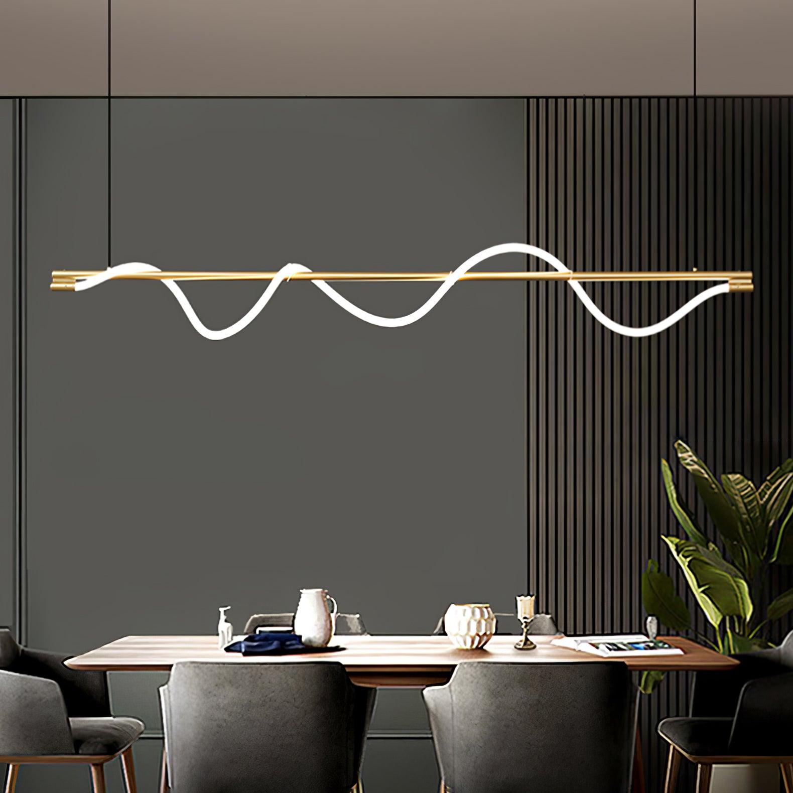 Pulse Minimalist Brass Pendant Lamp - Letslighting