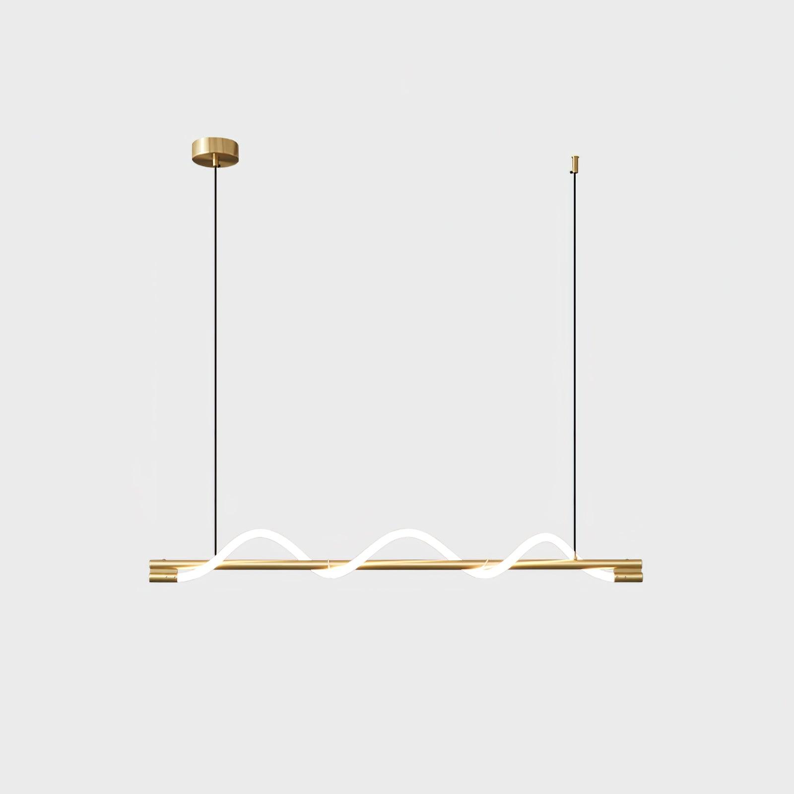 Pulse Minimalist Brass Pendant Lamp - Letslighting