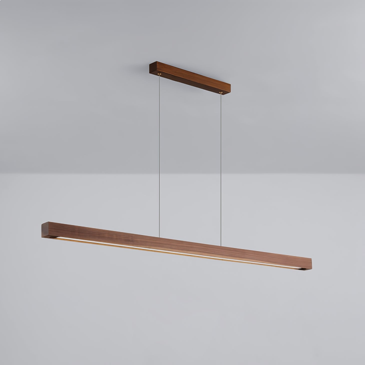 Elowen Linear Minimalist Wood Pendant Light - Letslighting