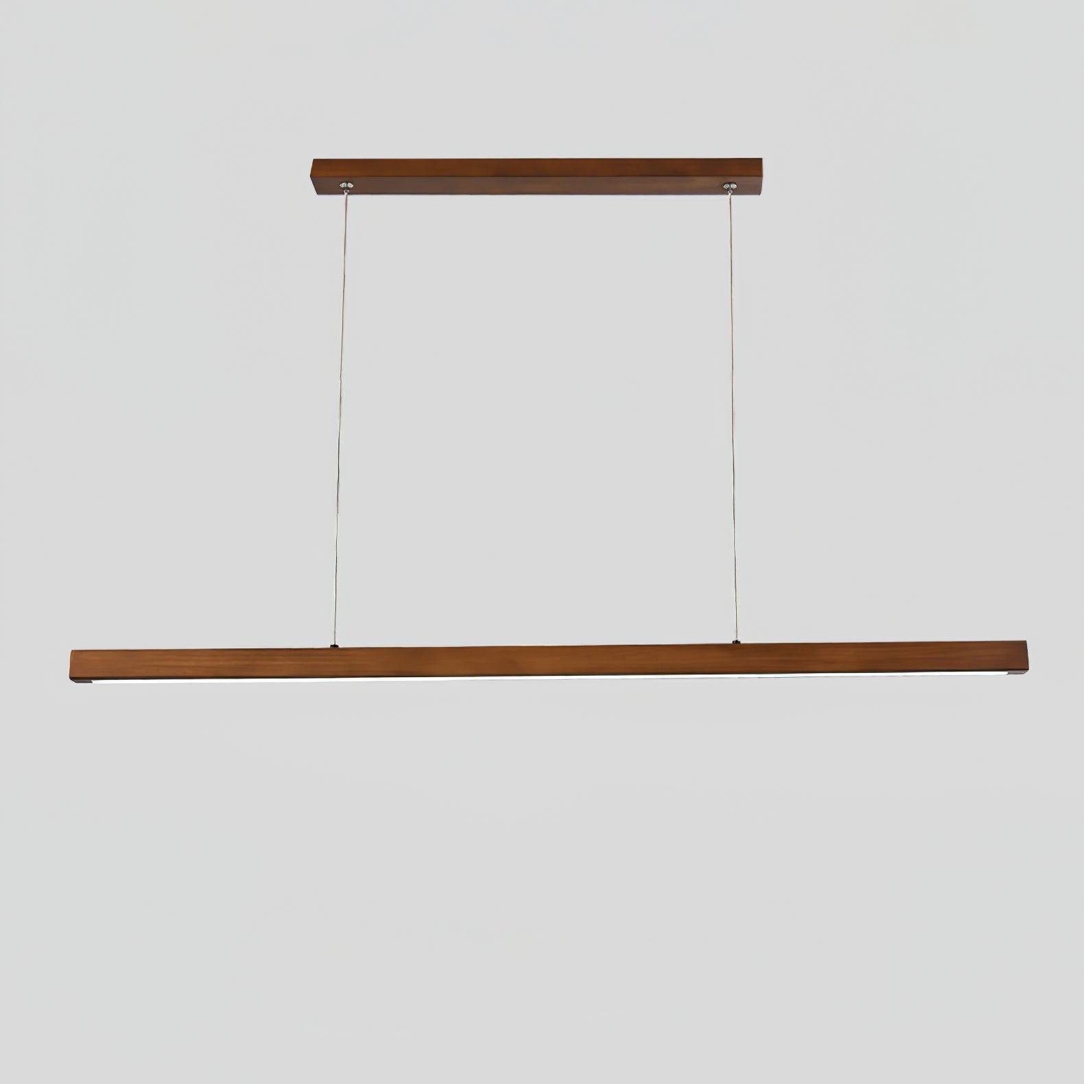 Elowen Linear Minimalist Wood Pendant Light - Letslighting