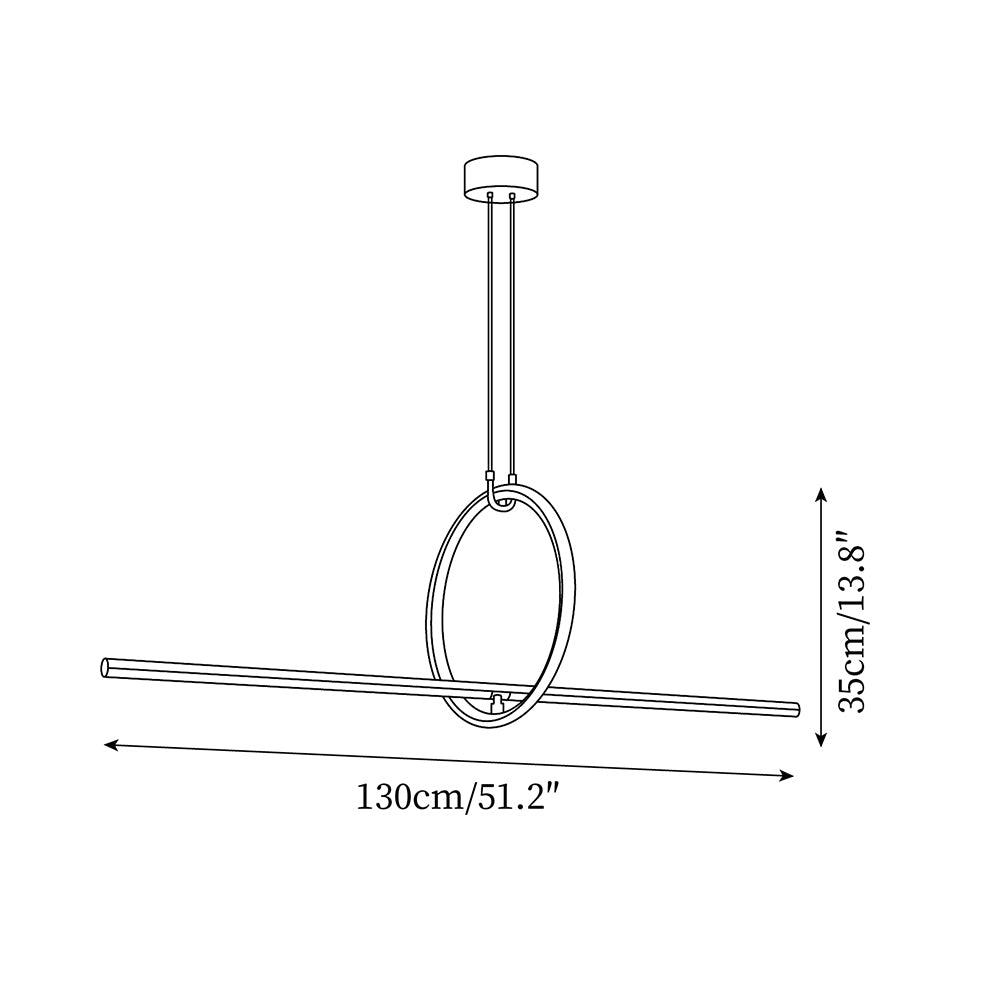 Linea Series Island Pendant Lights - Letslighting