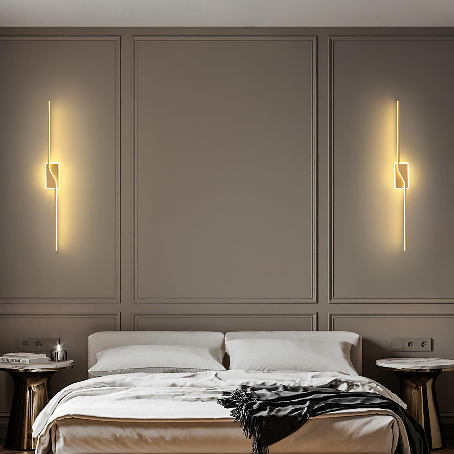 Stitch Modern Minimalist Linear Strip Wall Light - Letslighting