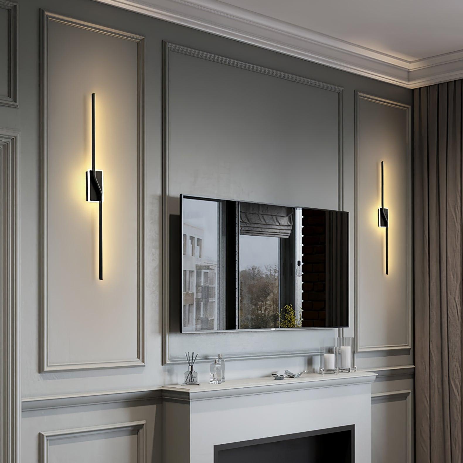 Stitch Modern Minimalist Linear Strip Wall Light - Letslighting