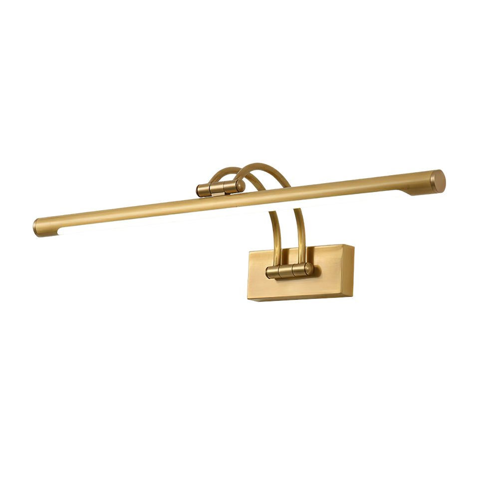 Fergus Linear Vanity Brass Wall Light - Letslighting