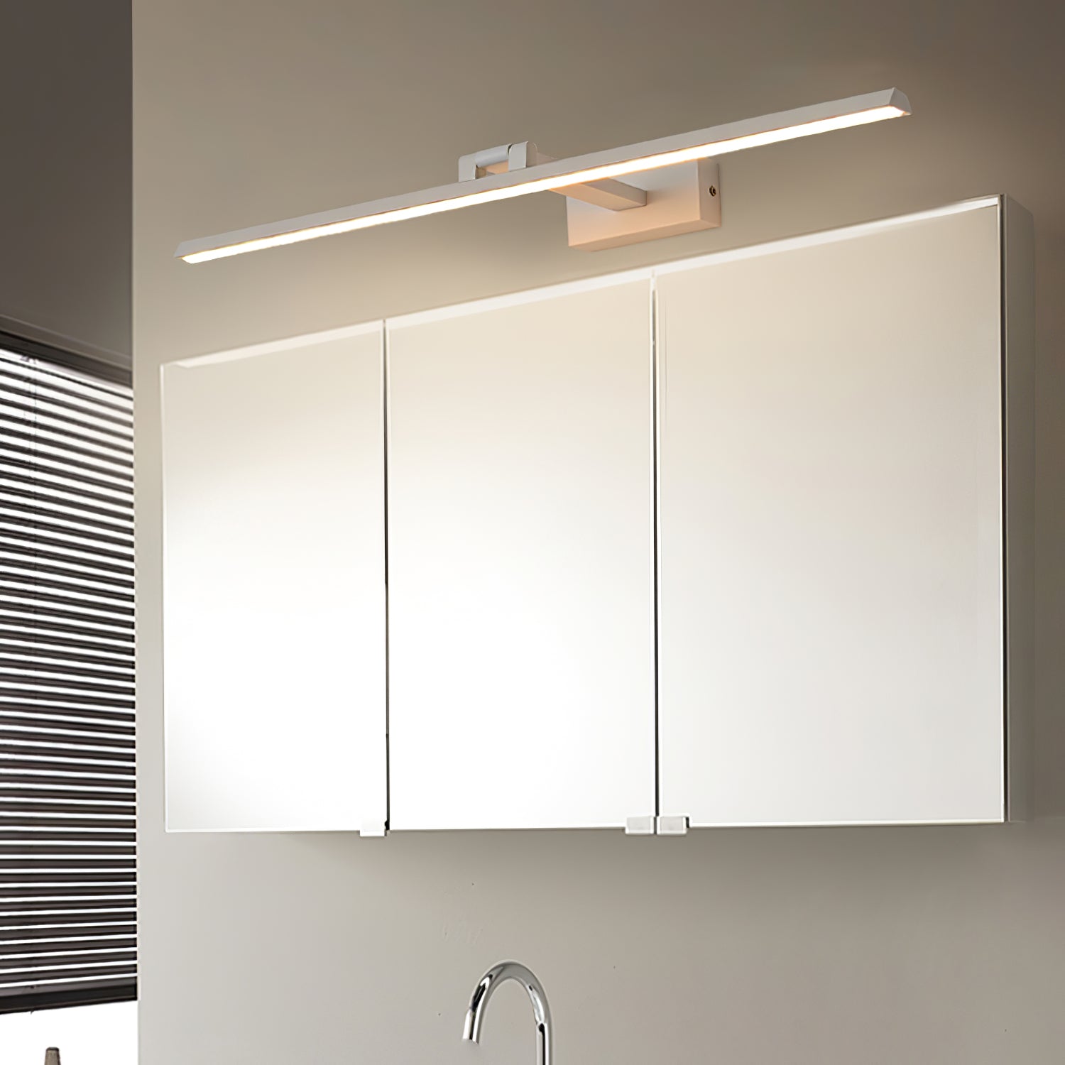 Linear Modern Minimalist Bathroom Wall Lamp - Letslighting