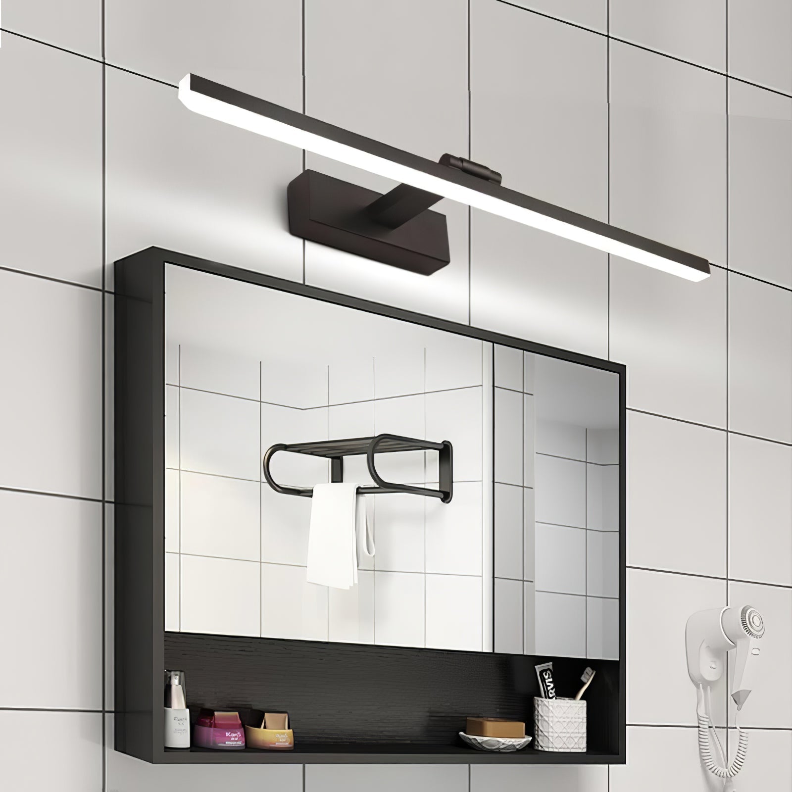 Linear Modern Minimalist Bathroom Wall Lamp - Letslighting