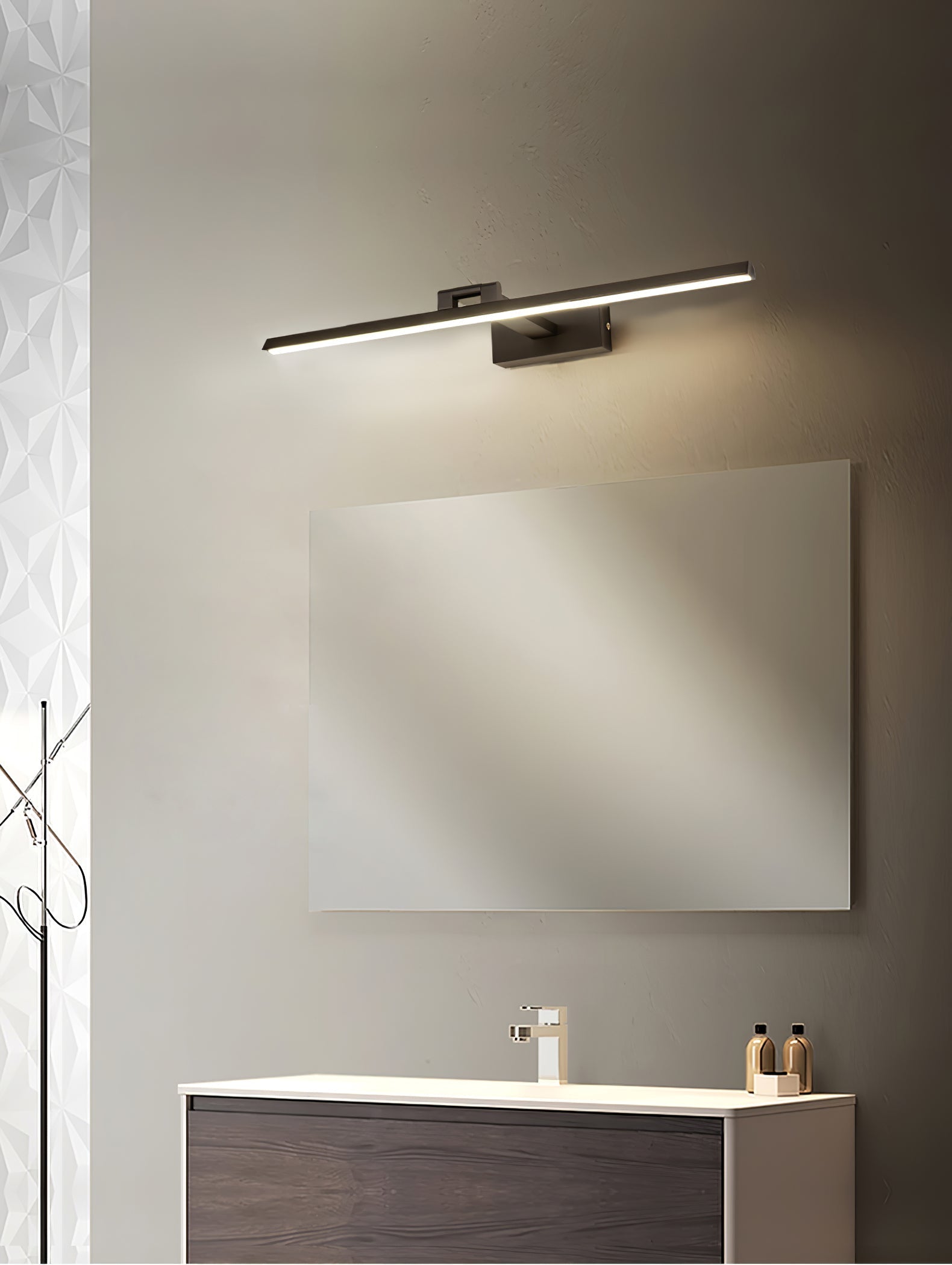 Linear Modern Minimalist Bathroom Wall Lamp - Letslighting