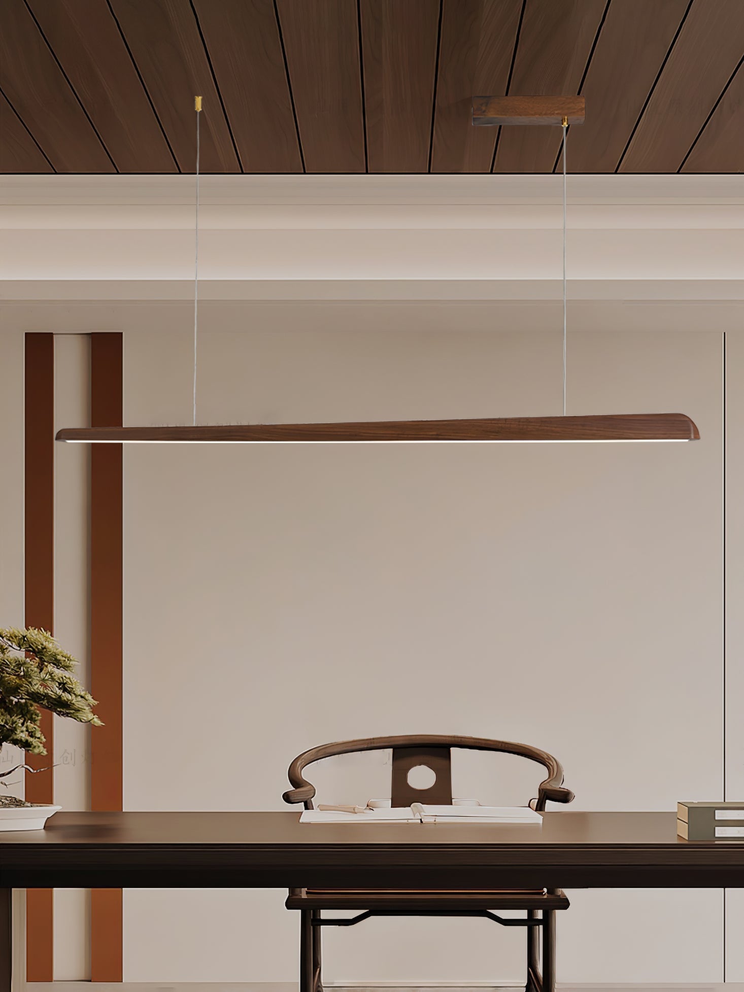 Iveris Wood Minimalist Pendant Lamp - Letslighting