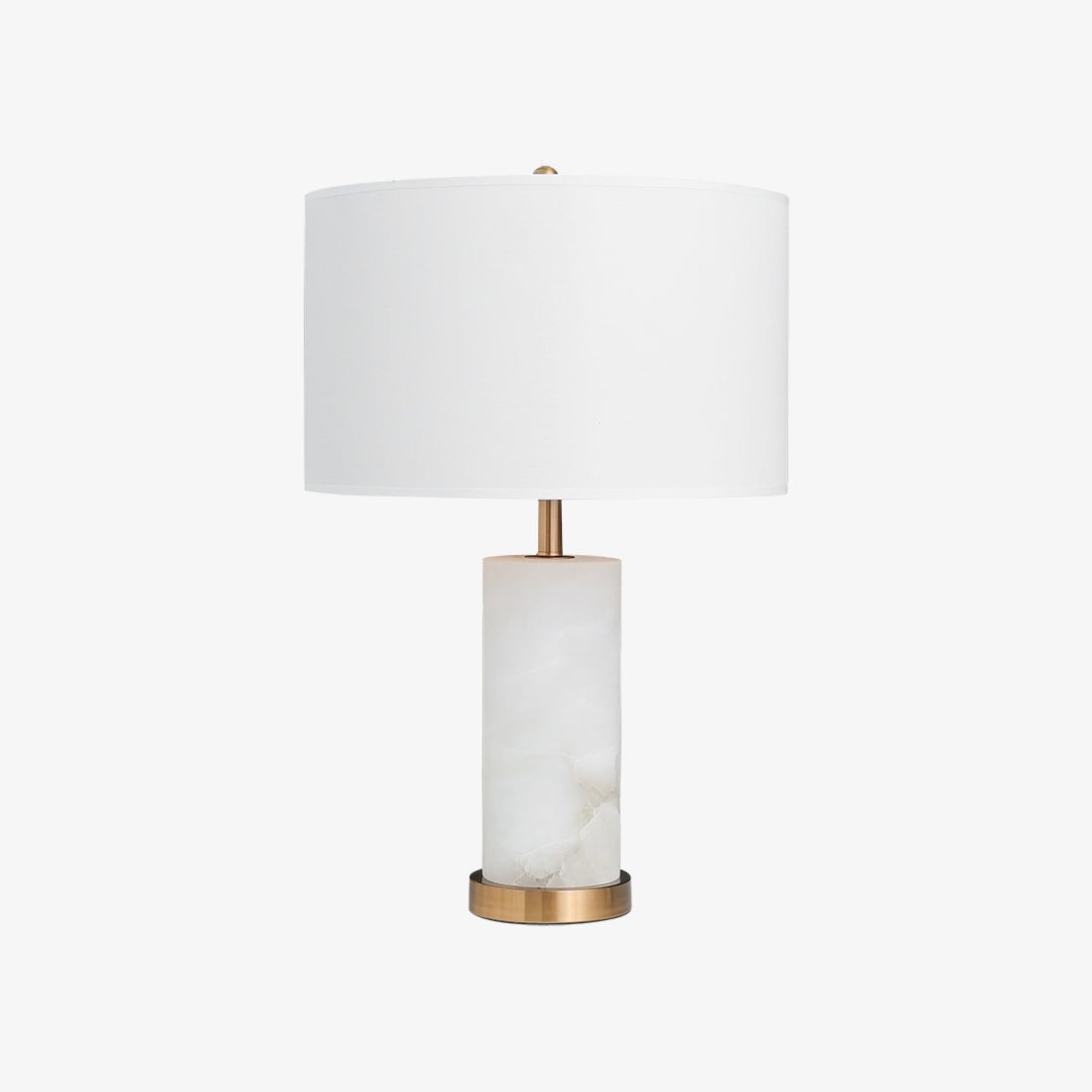 Zosilis Cylindrical Alabaster Table Lamp - Letslighting