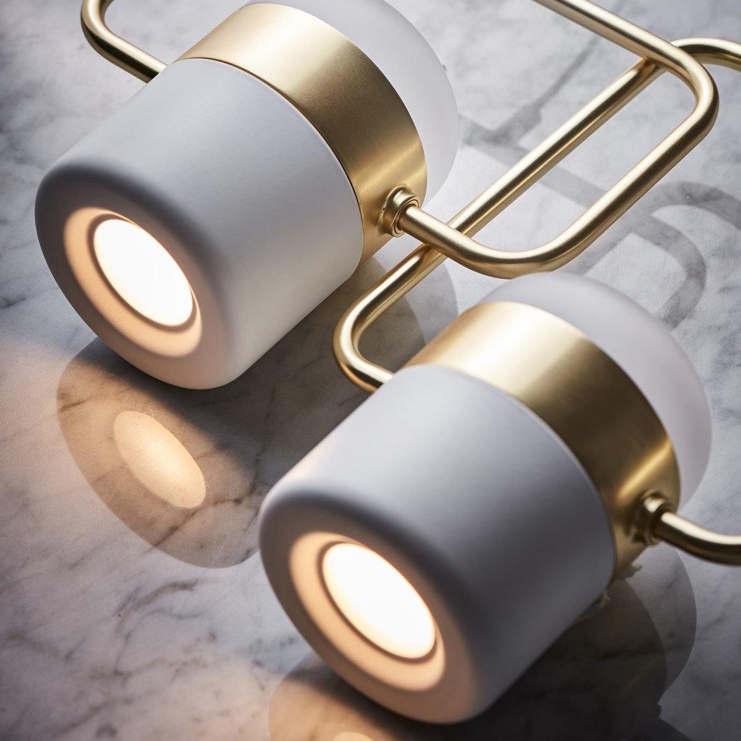 Solara Pendant Lamp Adjustable Glass with Brass - Letslighting