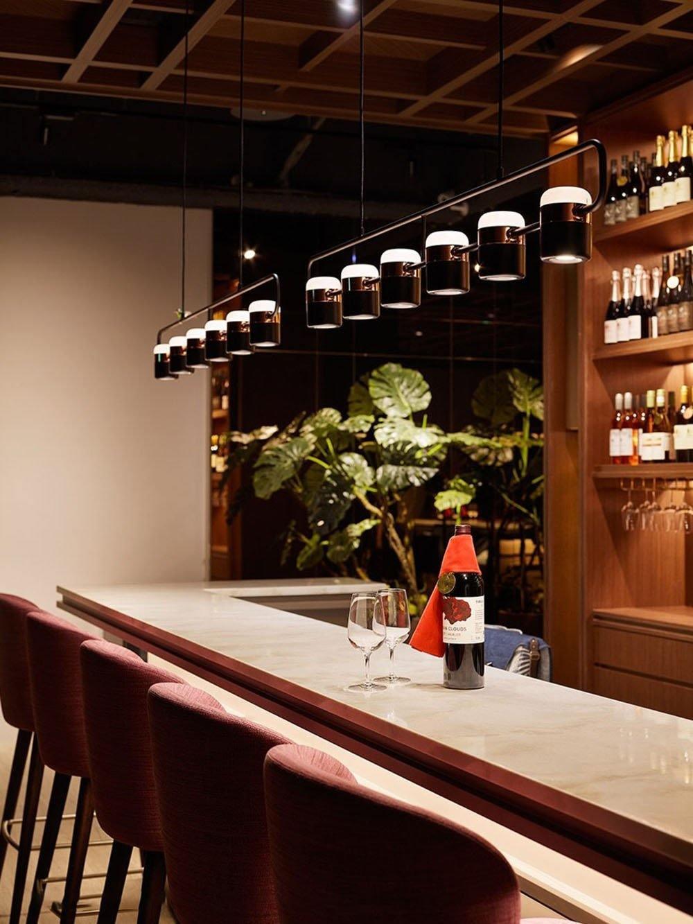 Solara Pendant Lamp Adjustable Glass with Brass - Letslighting
