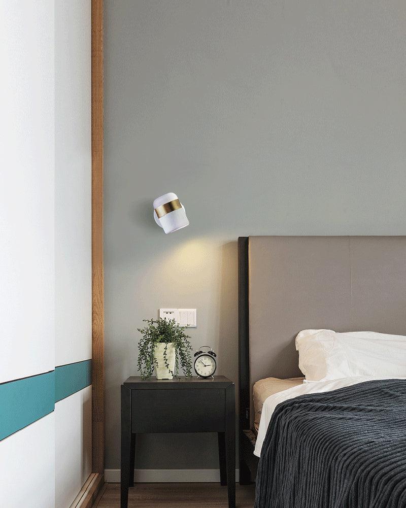 Lustra Wall Lamp Black Glass Adjustable - Letslighting