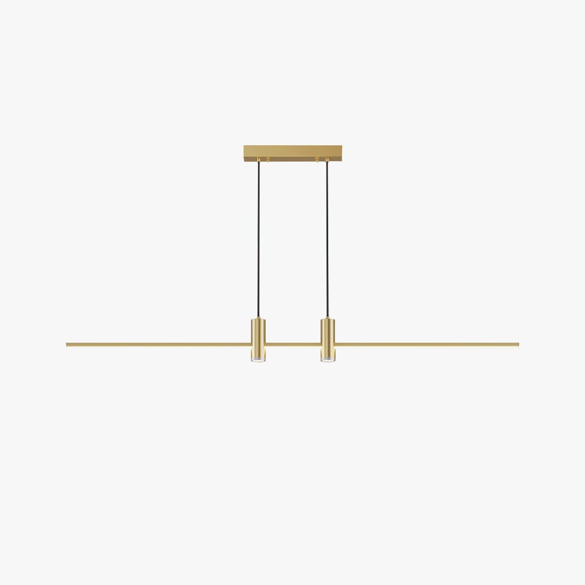 Lustra Pendant Lamp Gold Minimalist for Dining - Letslighting