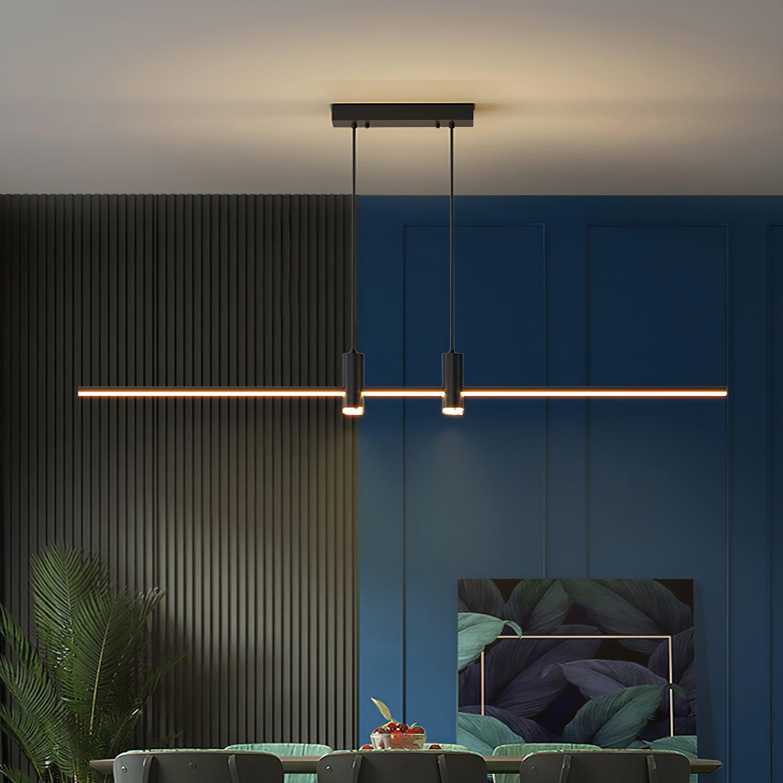 Lustra Pendant Lamp Gold Minimalist for Dining - Letslighting