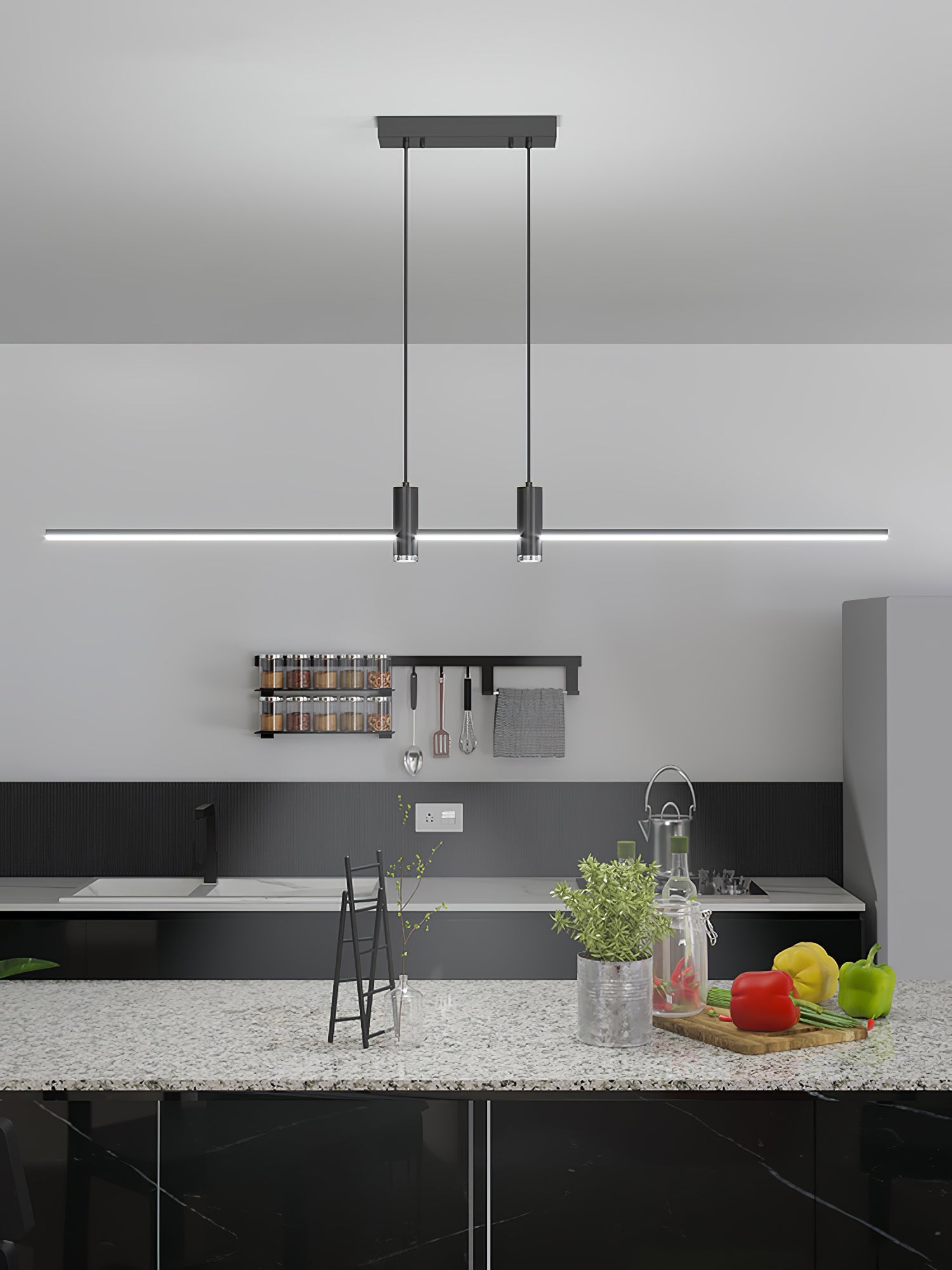 Lustra Pendant Lamp Gold Minimalist for Dining - Letslighting