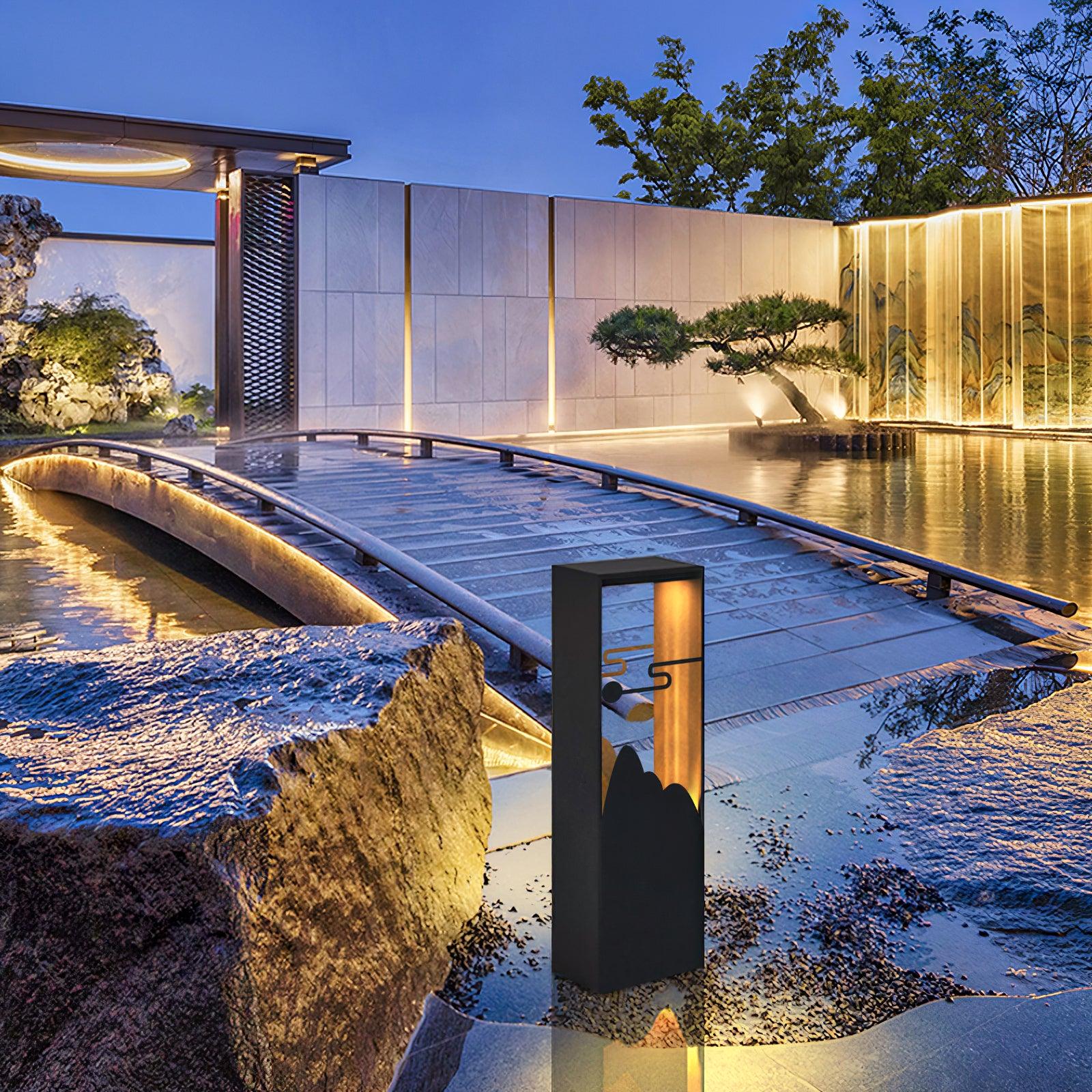 Zen Rustic Acrylic Outdoor Light - Letslighting