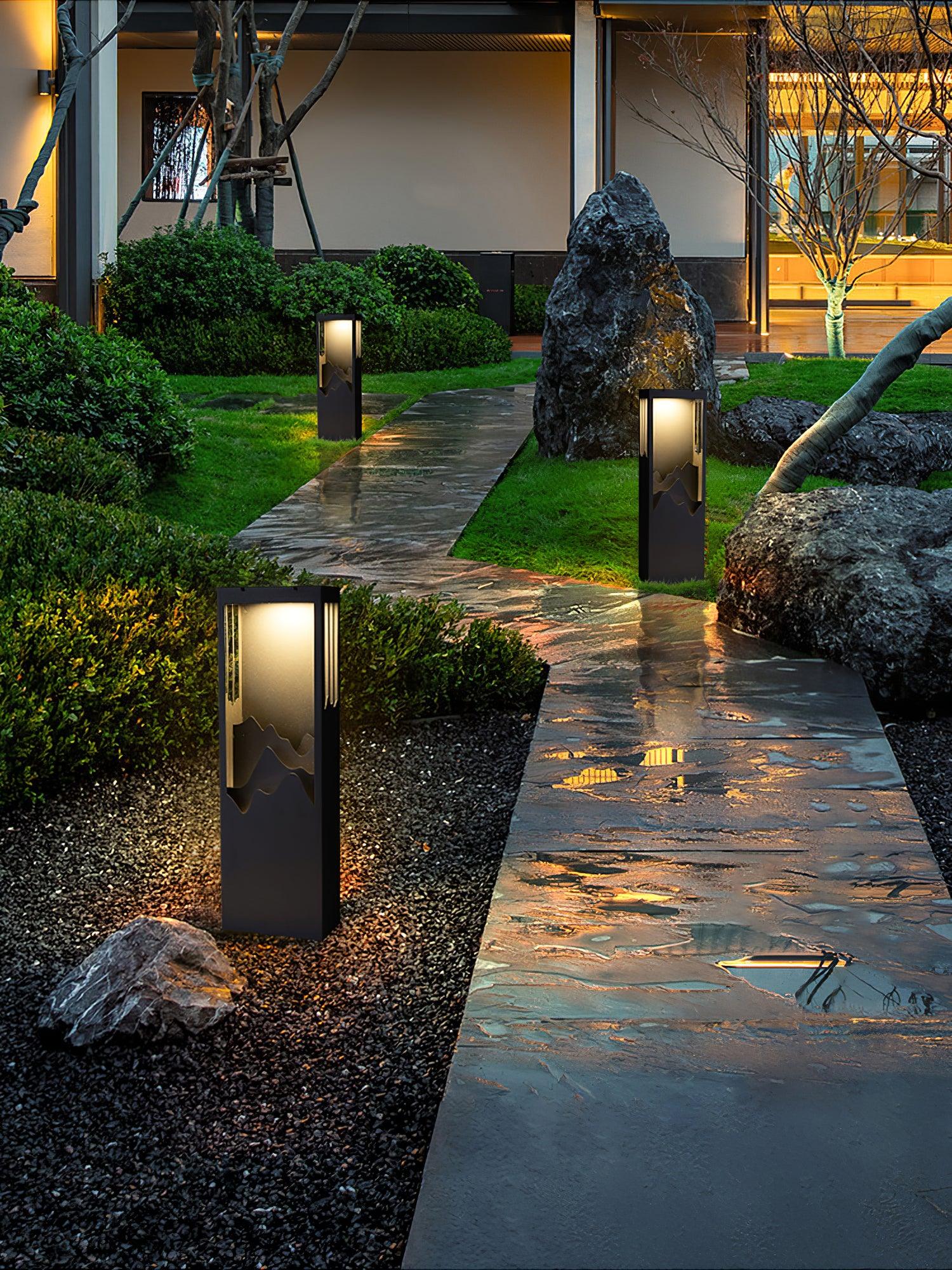 Zen Rustic Acrylic Outdoor Light - Letslighting
