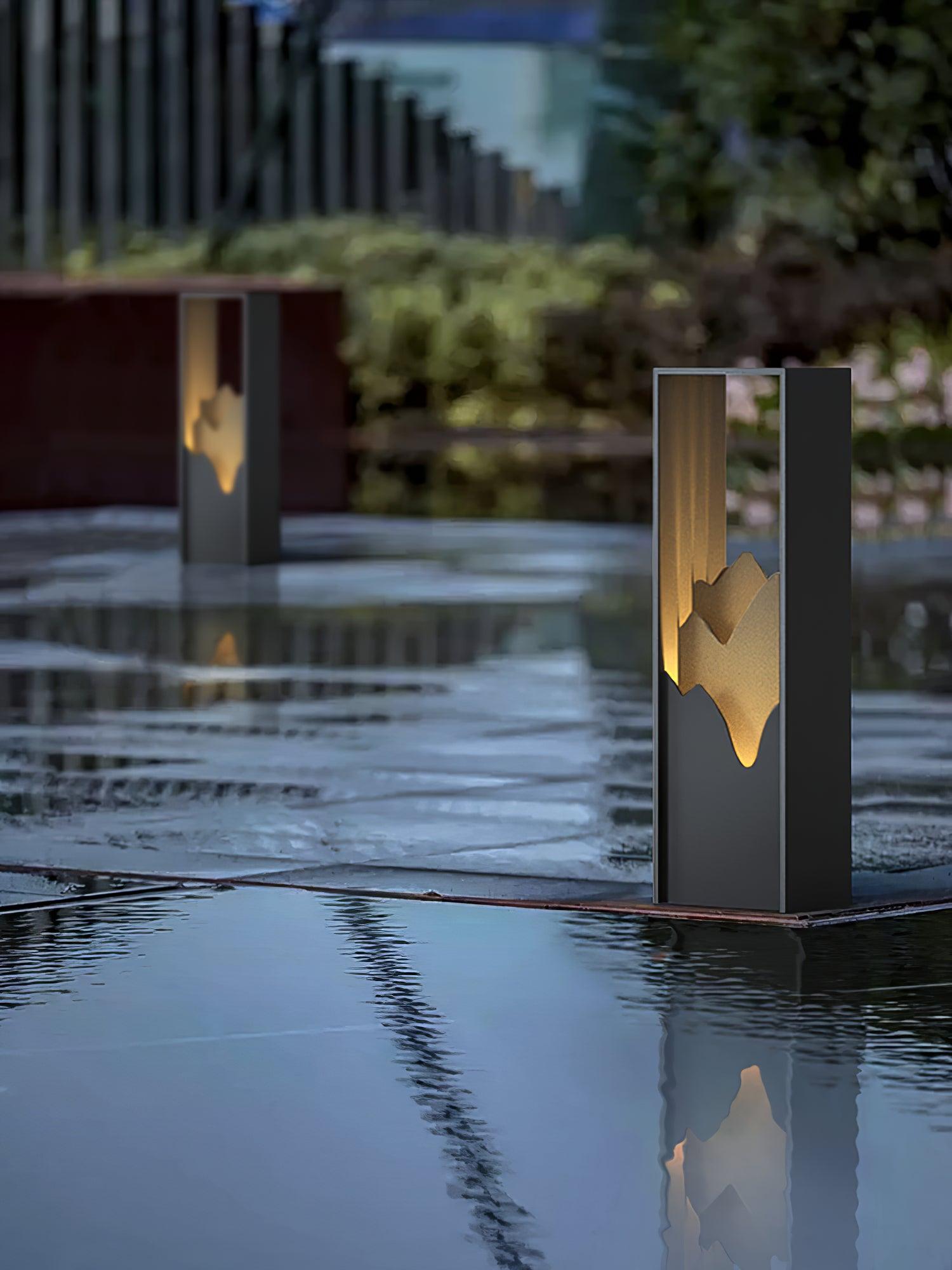 Zen Rustic Acrylic Outdoor Light - Letslighting