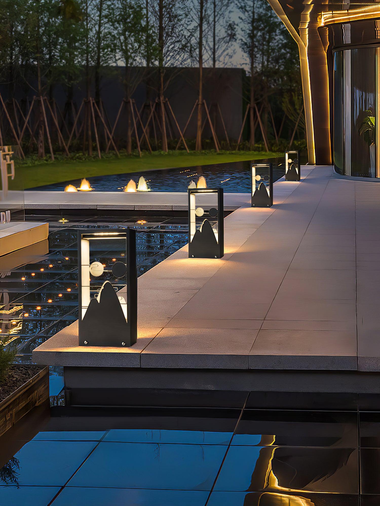 Zen Rustic Acrylic Outdoor Light - Letslighting