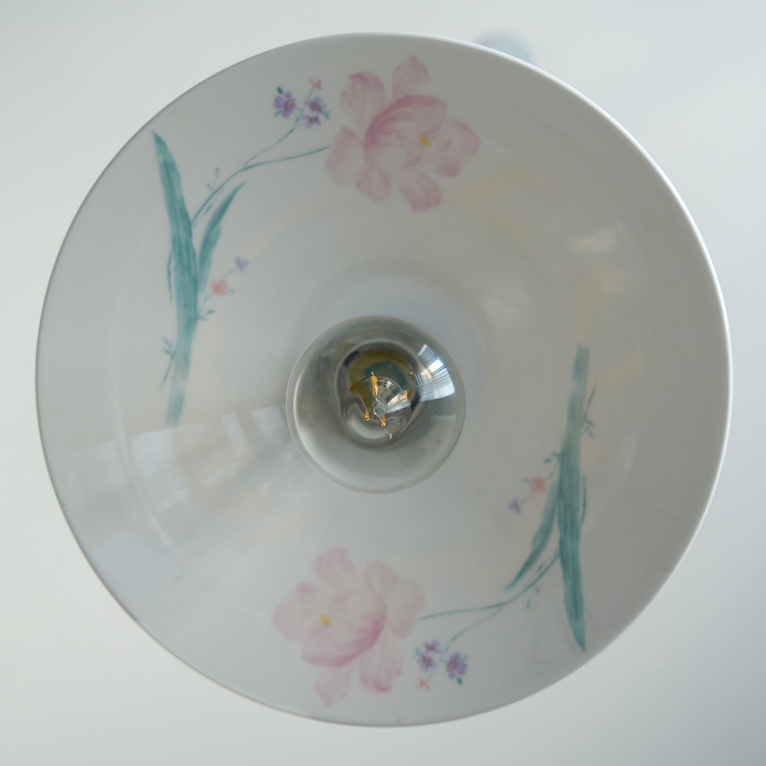 Linna Pendant Lamp Hand-Painted Floral Rustic - Letslighting