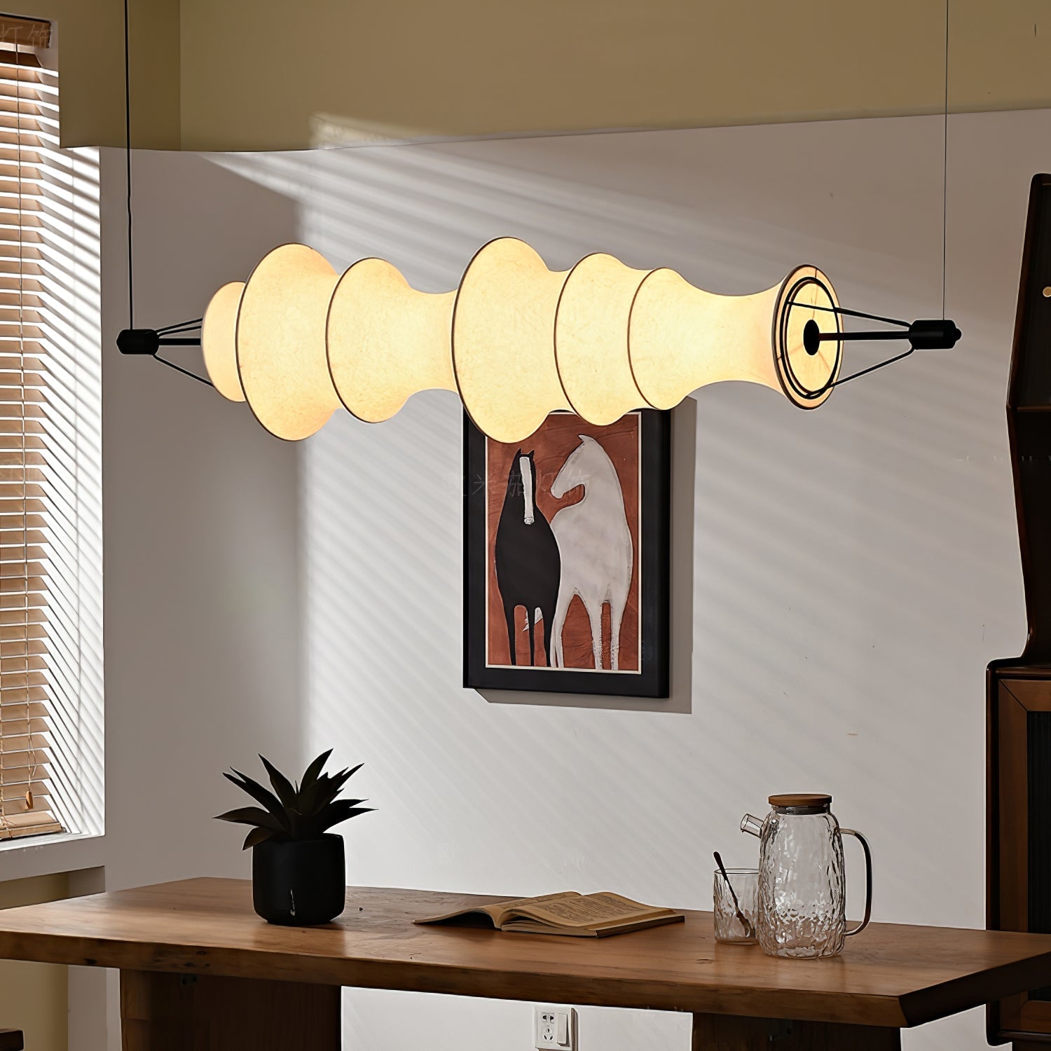 Avlorisra Art Elegance Silk Pendant Lamp - Letslighting