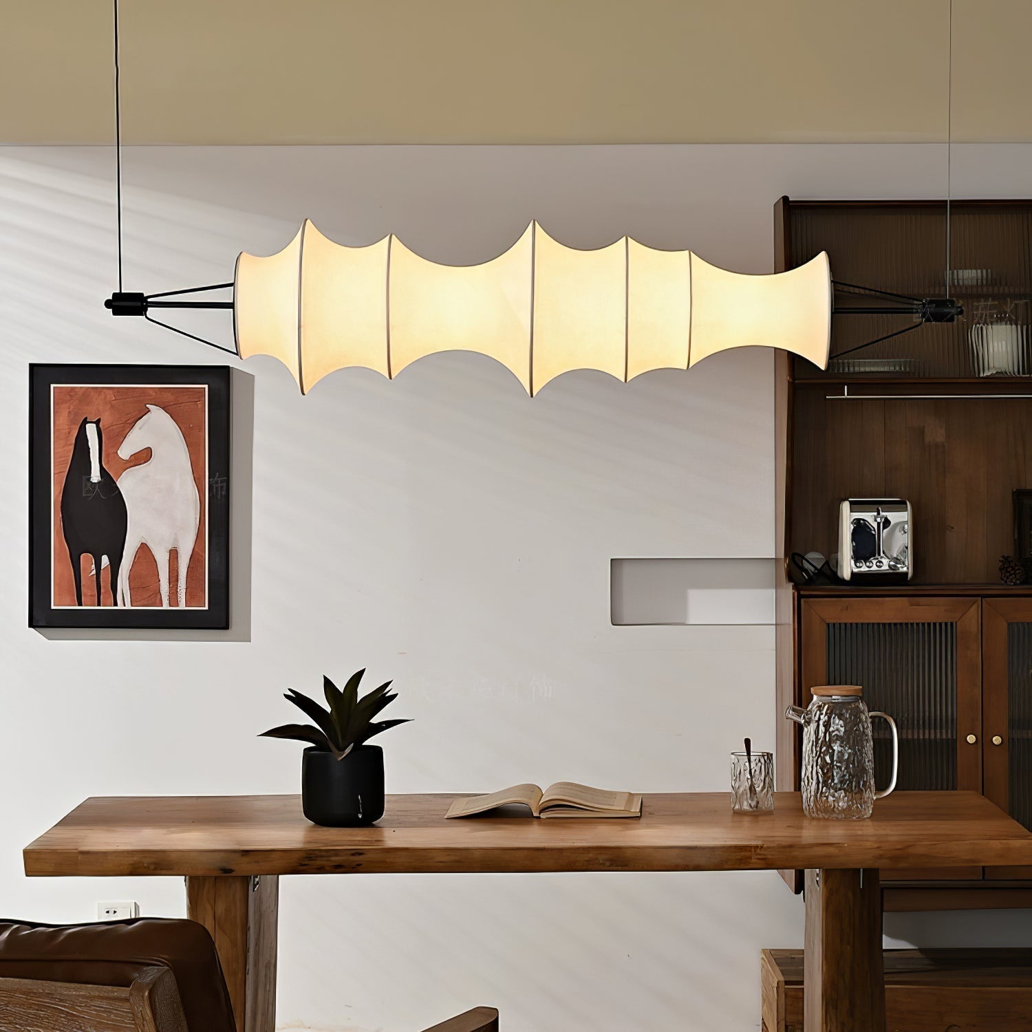 Avlorisra Art Elegance Silk Pendant Lamp - Letslighting