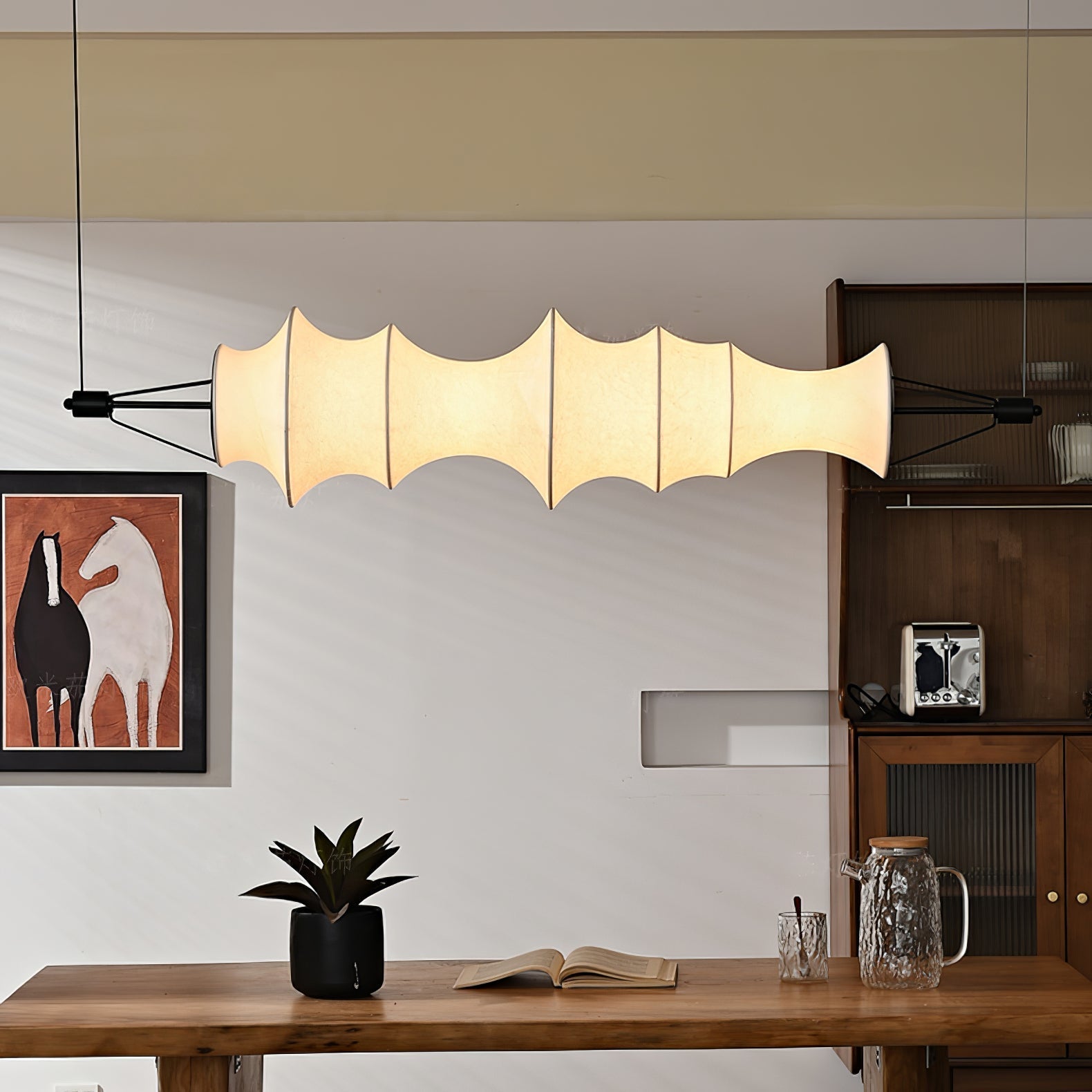Avlorisra Art Elegance Silk Pendant Lamp - Letslighting