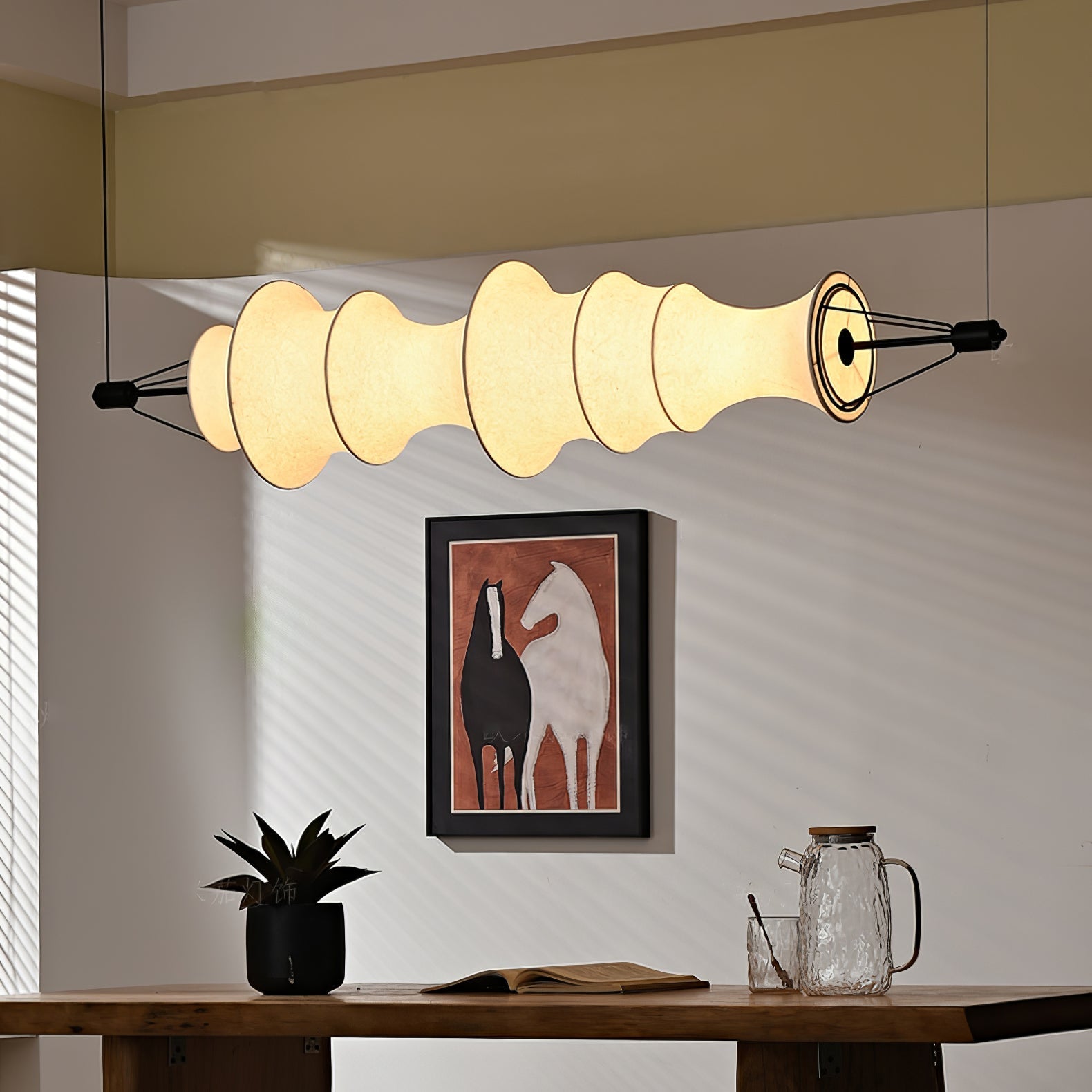 Avlorisra Art Elegance Silk Pendant Lamp - Letslighting