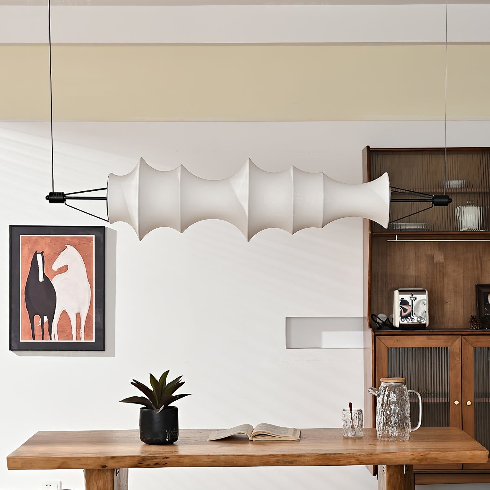 Avlorisra Art Elegance Silk Pendant Lamp - Letslighting
