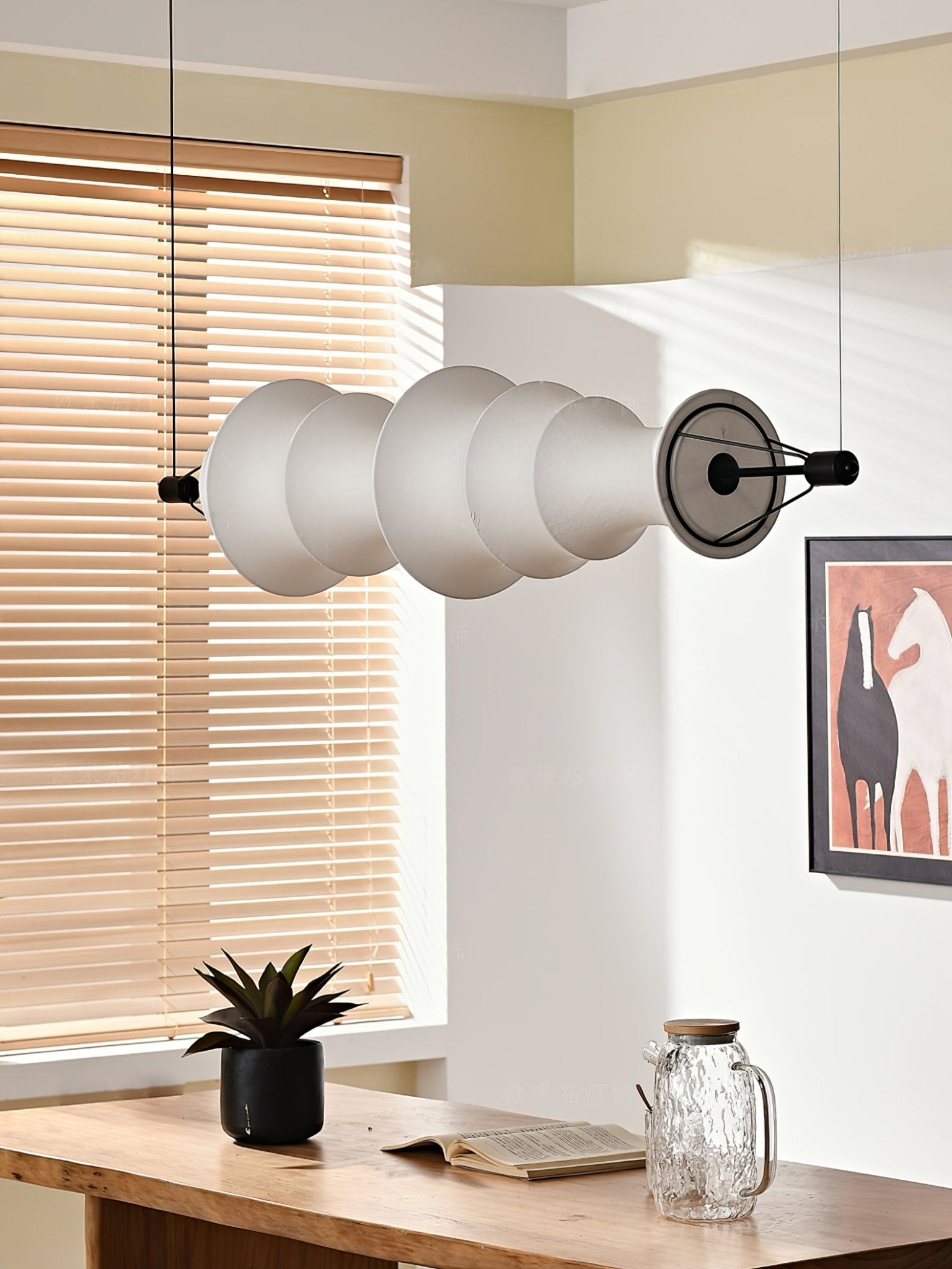 Avlorisra Art Elegance Silk Pendant Lamp - Letslighting