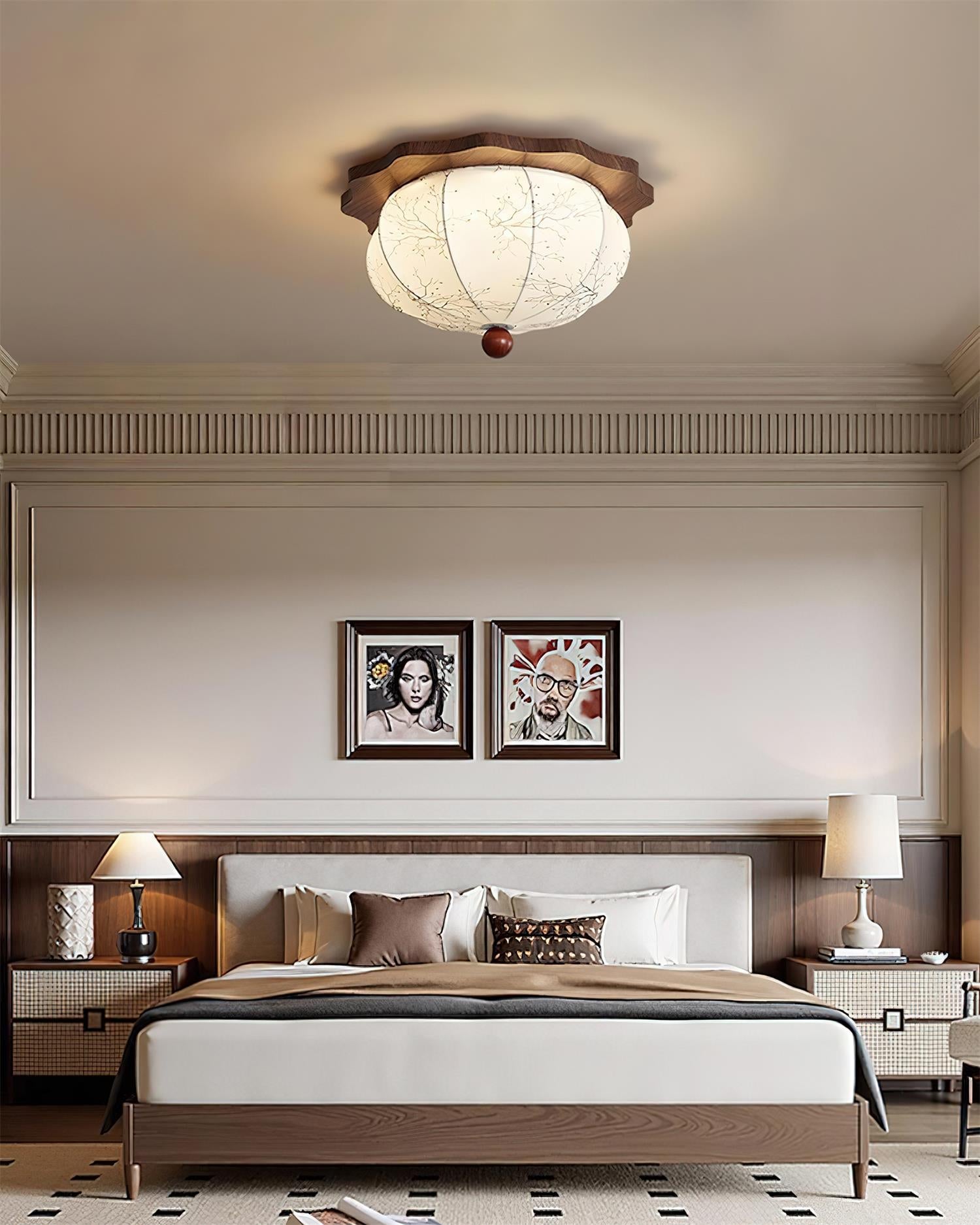 Sienna Ceiling Light Fabric - Letslighting