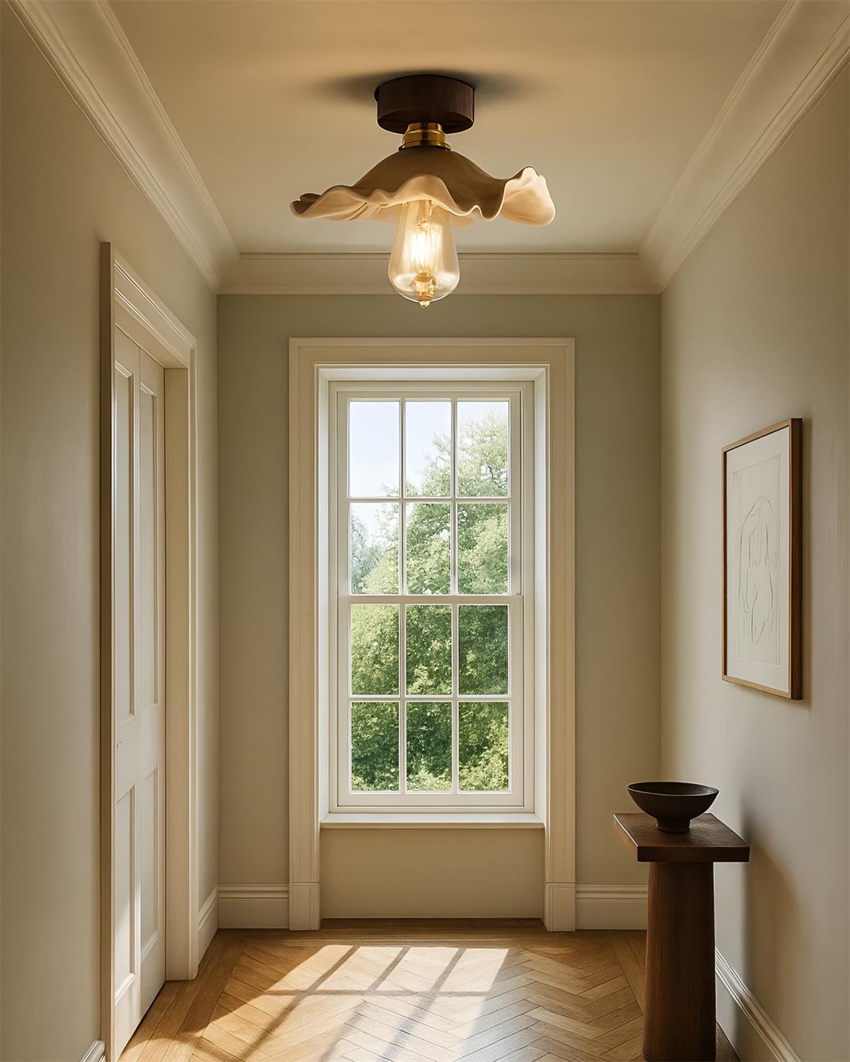 Liora Sculptural Petal Ceiling Lamp - Letslighting