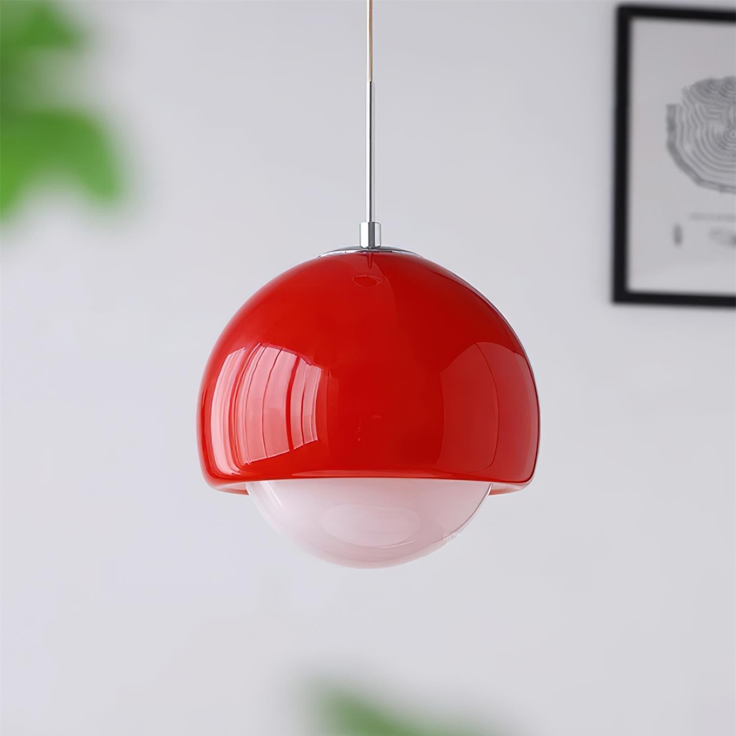 Pendant Light Glass Globe Retro Modern Style Colorful Soft Illumination - Letslighting