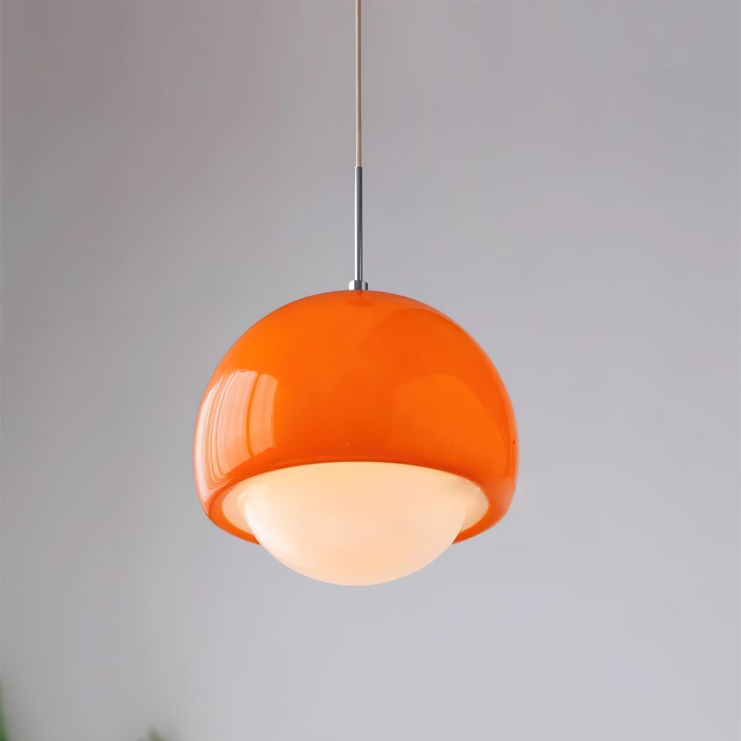 Pendant Light Glass Globe Retro Modern Style Colorful Soft Illumination - Letslighting