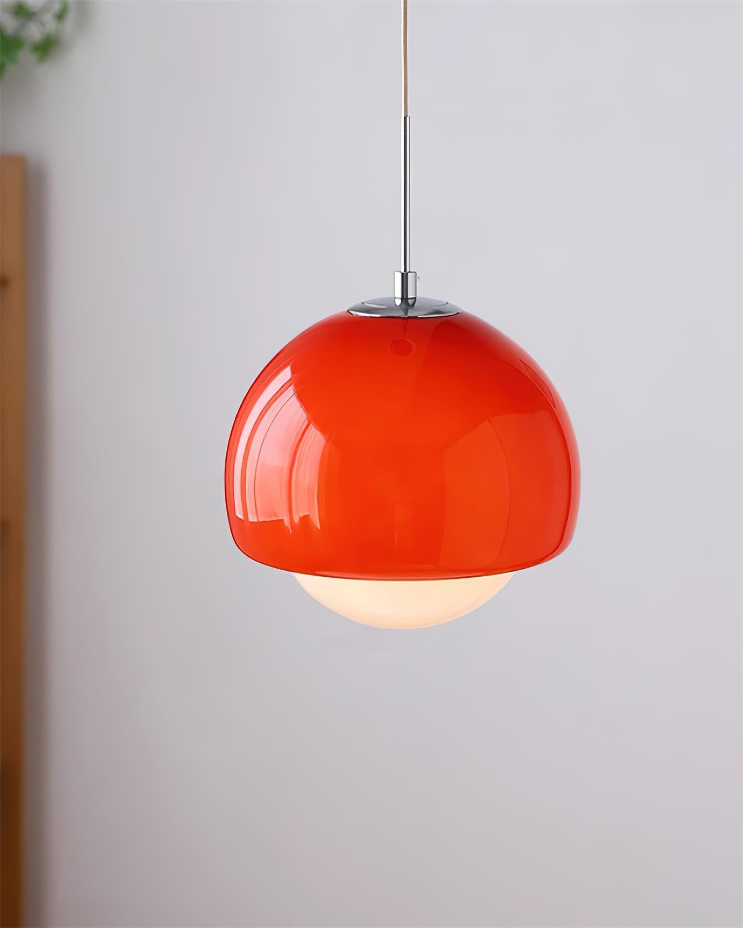 Pendant Light Glass Globe Retro Modern Style Colorful Soft Illumination - Letslighting