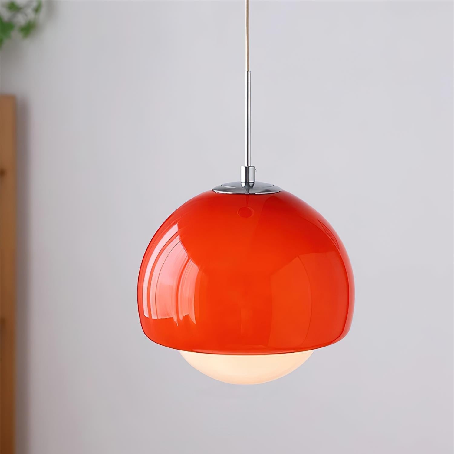 Pendant Light Glass Globe Retro Modern Style Colorful Soft Illumination - Letslighting