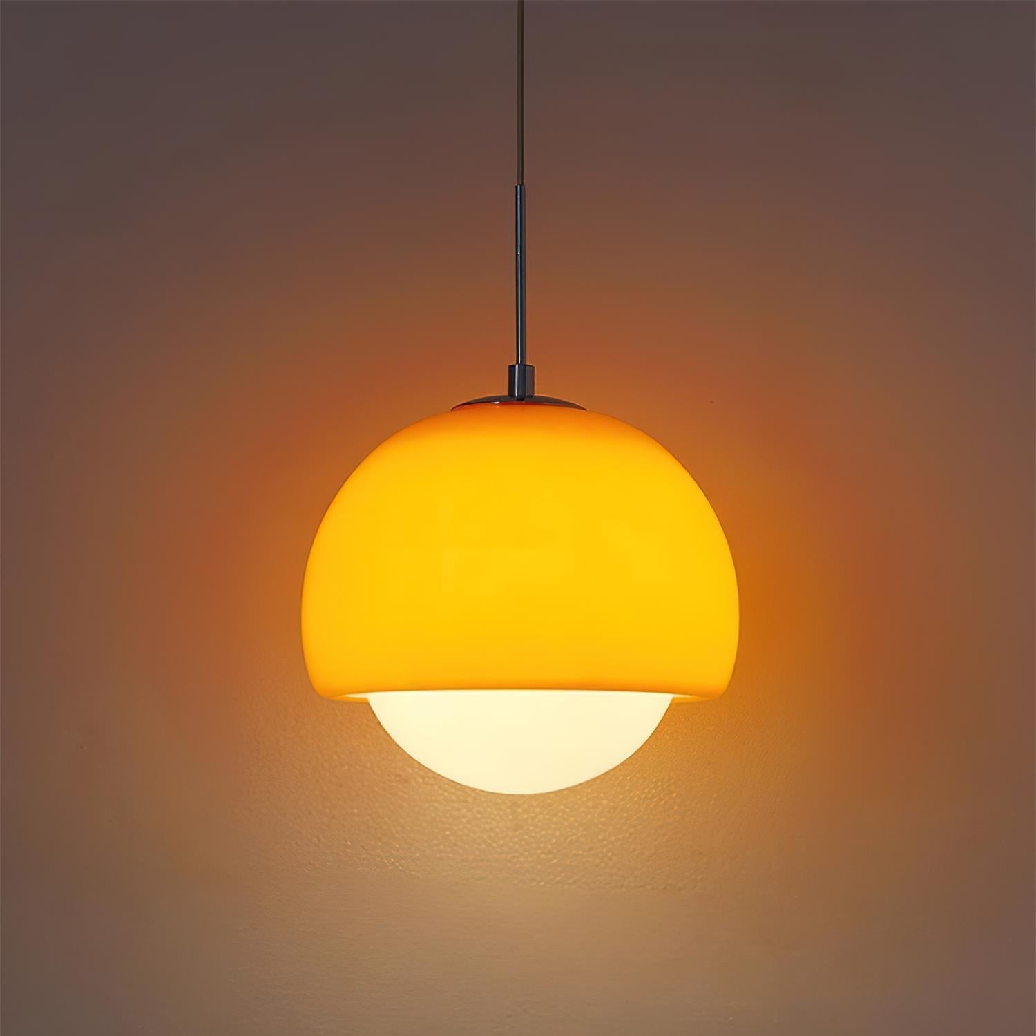 Pendant Light Glass Globe Retro Modern Style Colorful Soft Illumination - Letslighting