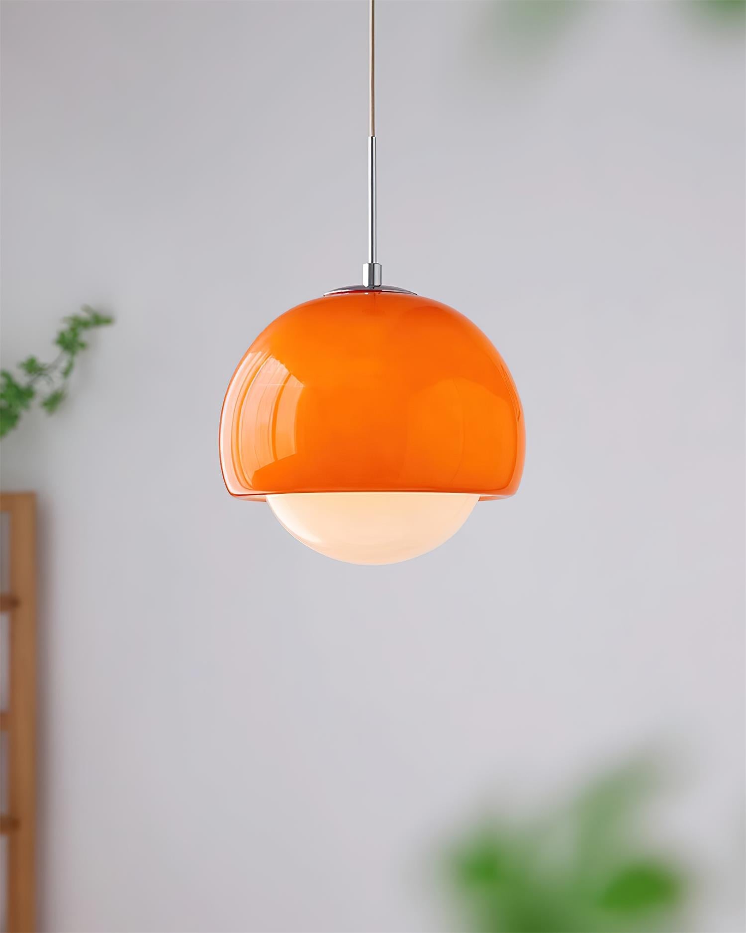 Pendant Light Glass Globe Retro Modern Style Colorful Soft Illumination - Letslighting