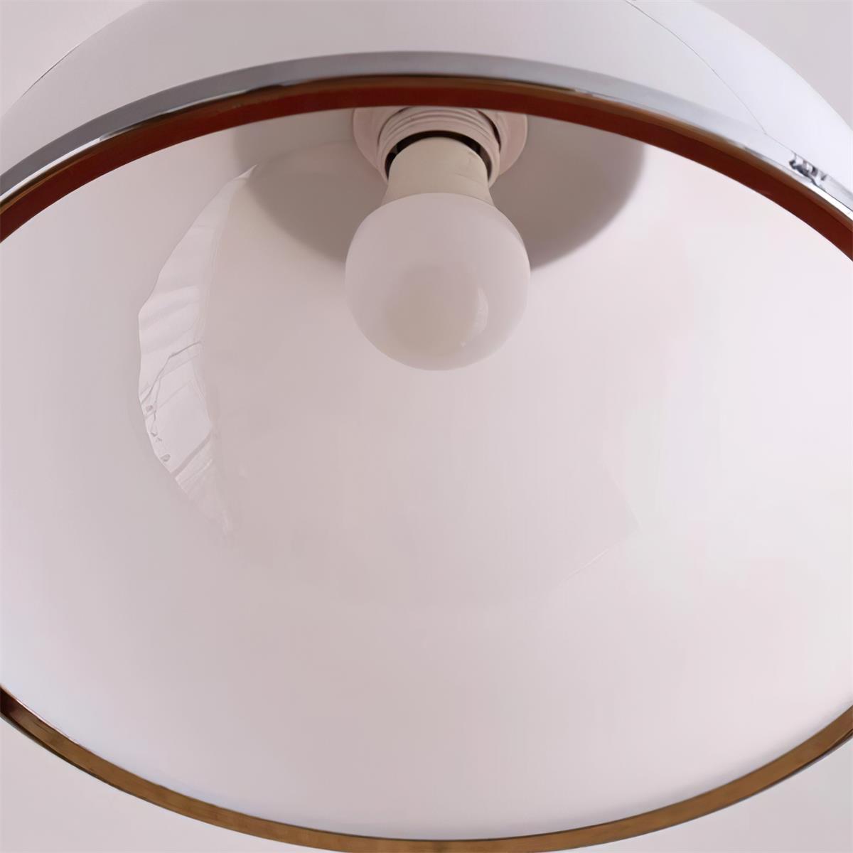 Lita Pendant Lamp Glass Dome Chrome Trim - Letslighting