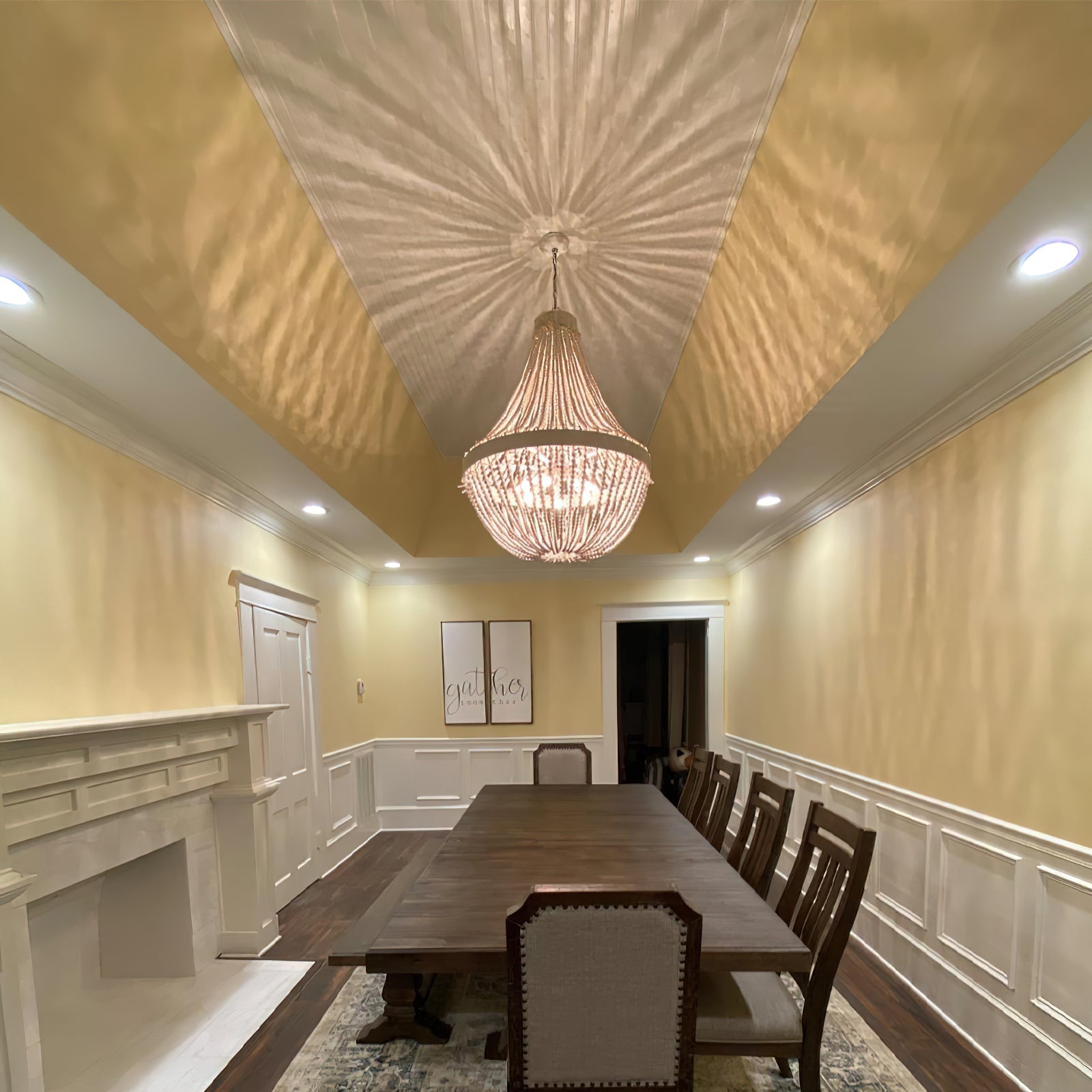 Ulvararis Postmodern Luxury Beaded Wooden Chandelier - Letslighting
