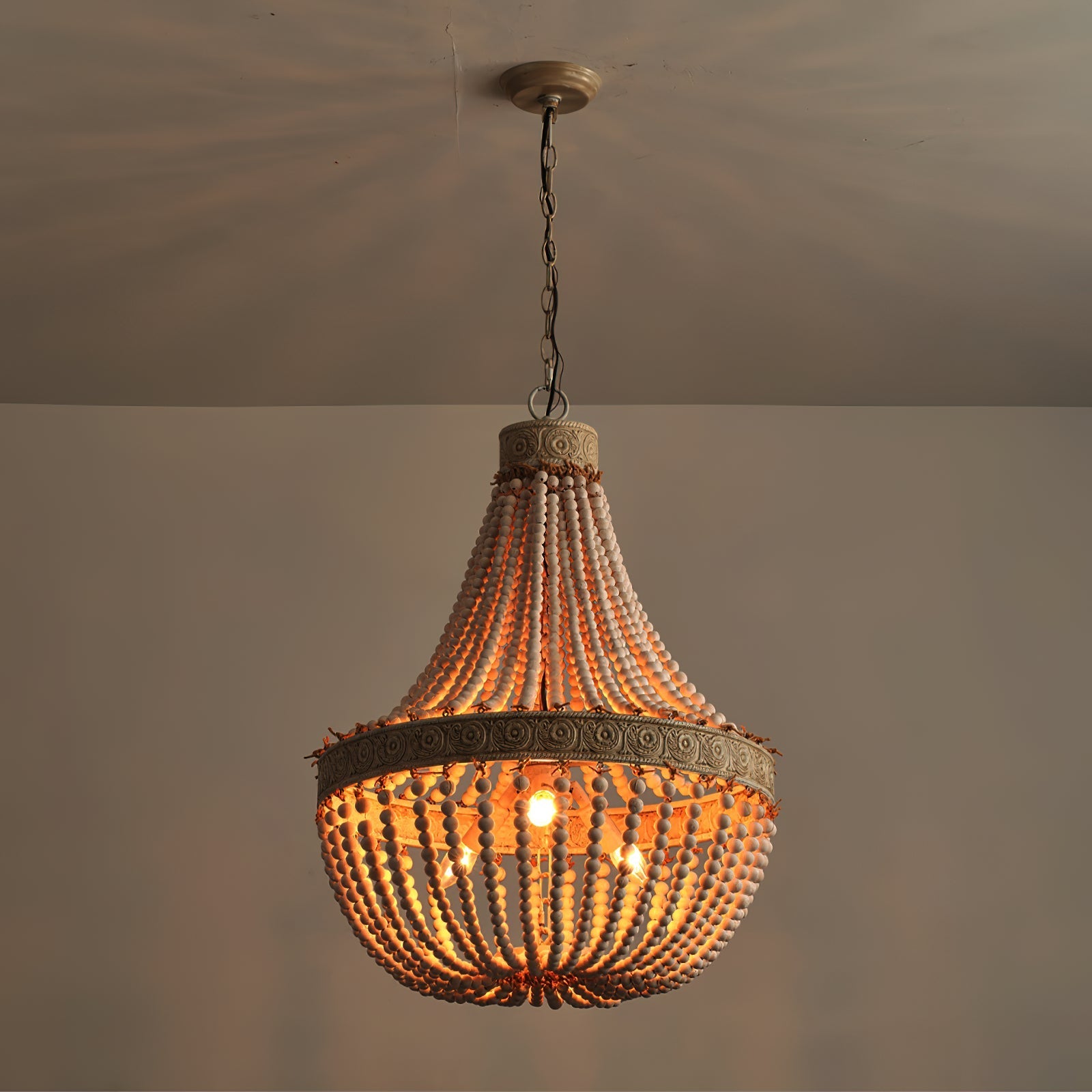 Ulvararis Postmodern Luxury Beaded Wooden Chandelier - Letslighting