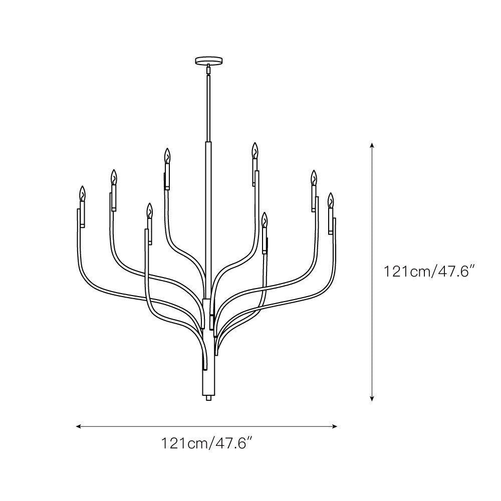 Acariel Vintage Industrial Chandelier - Letslighting