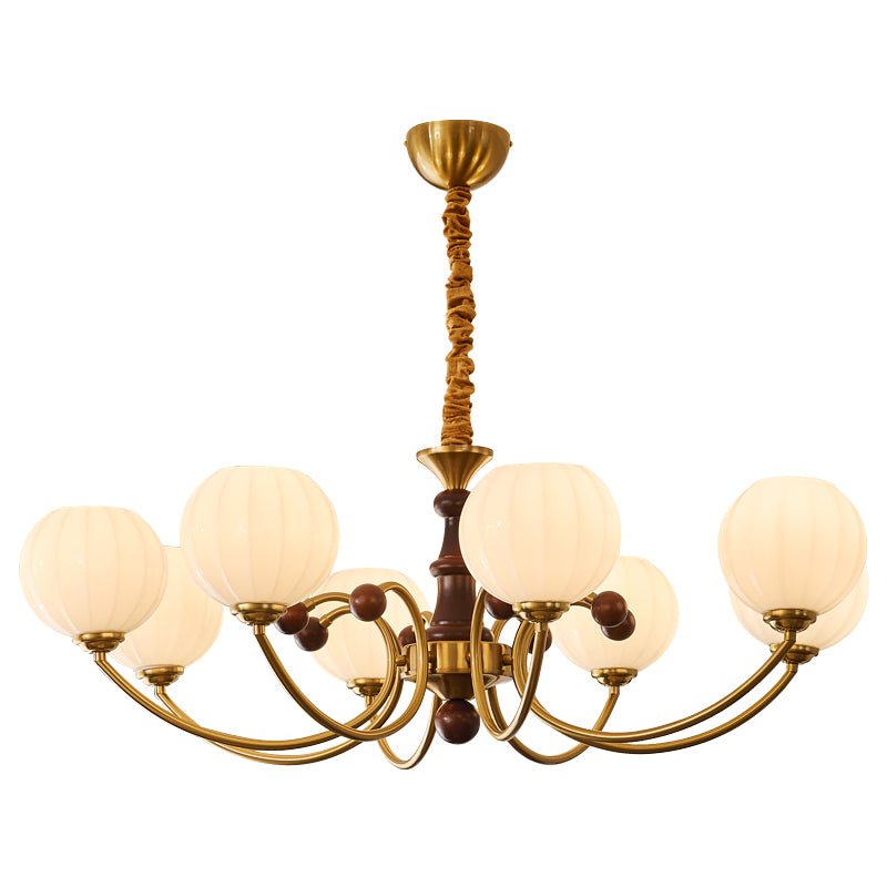 Omirara Traditional Elegance Vintage Wood Chandelier - Letslighting