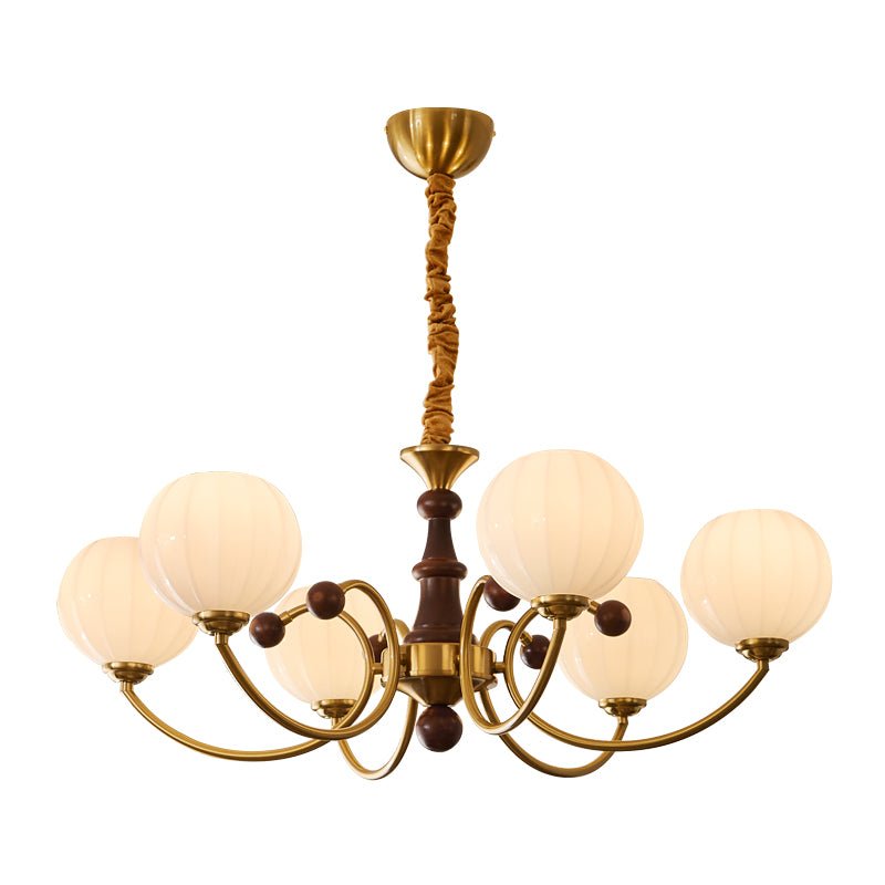 Omirara Traditional Elegance Vintage Wood Chandelier - Letslighting