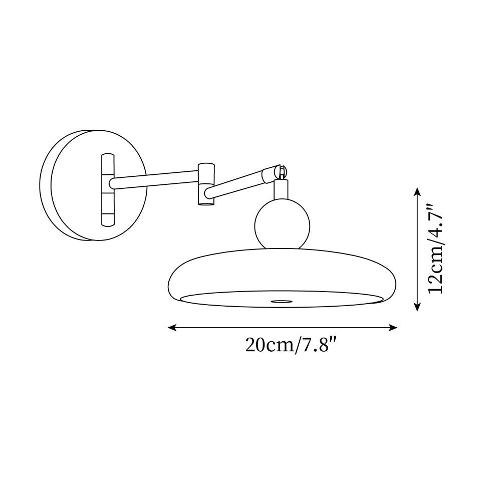 Ovelle Swing Arm Wall Lamp - Letslighting