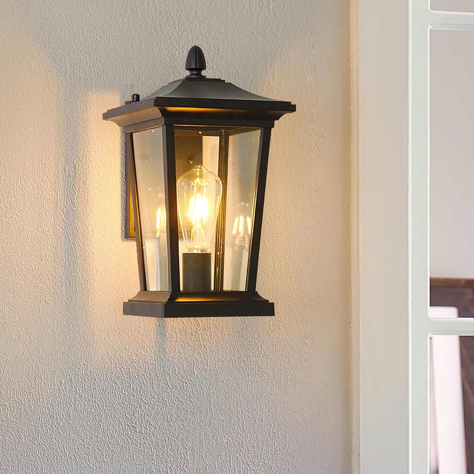 Edwin Birdcage Elegance Glass Outdoor Wall Lamp - Letslighting