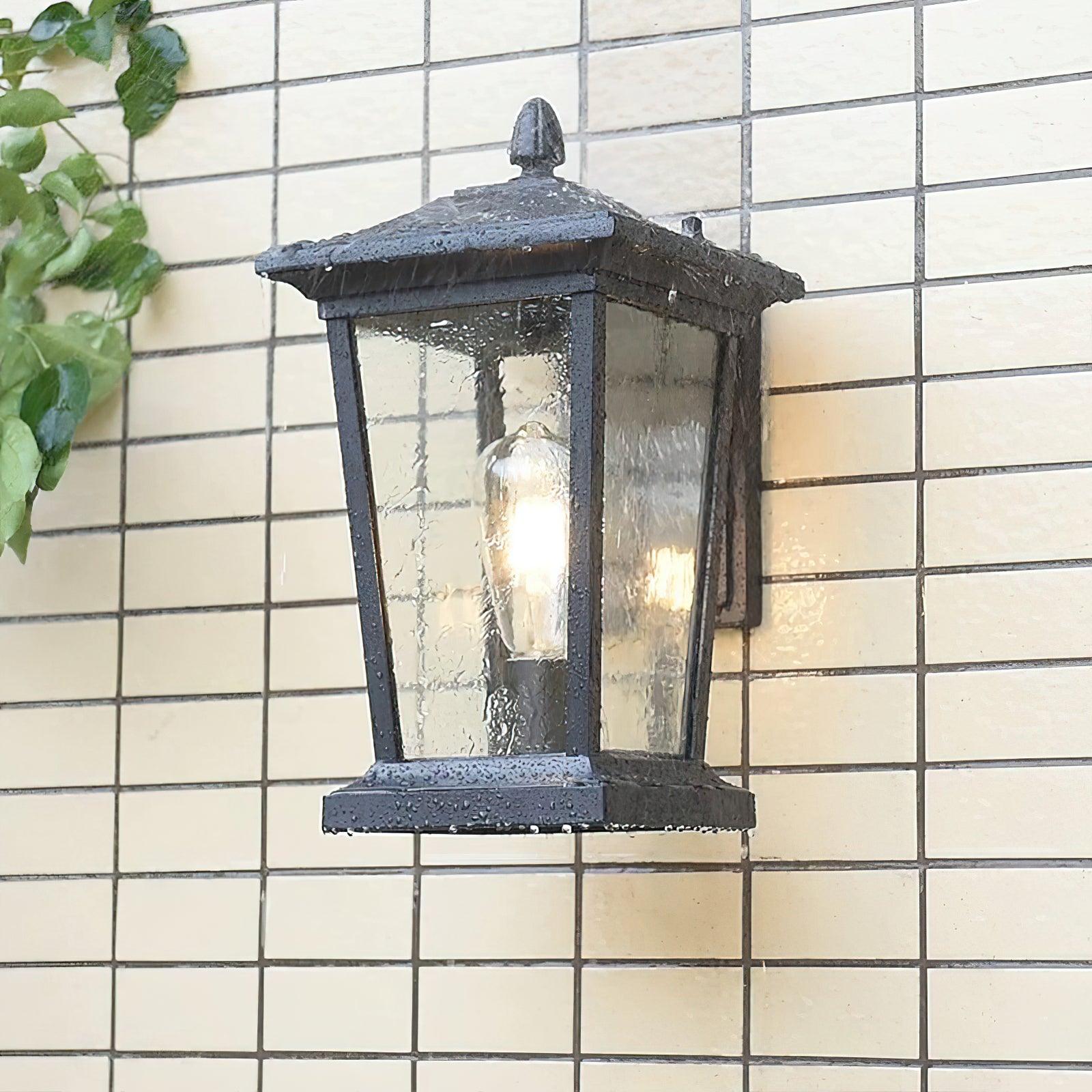 Edwin Birdcage Elegance Glass Outdoor Wall Lamp - Letslighting